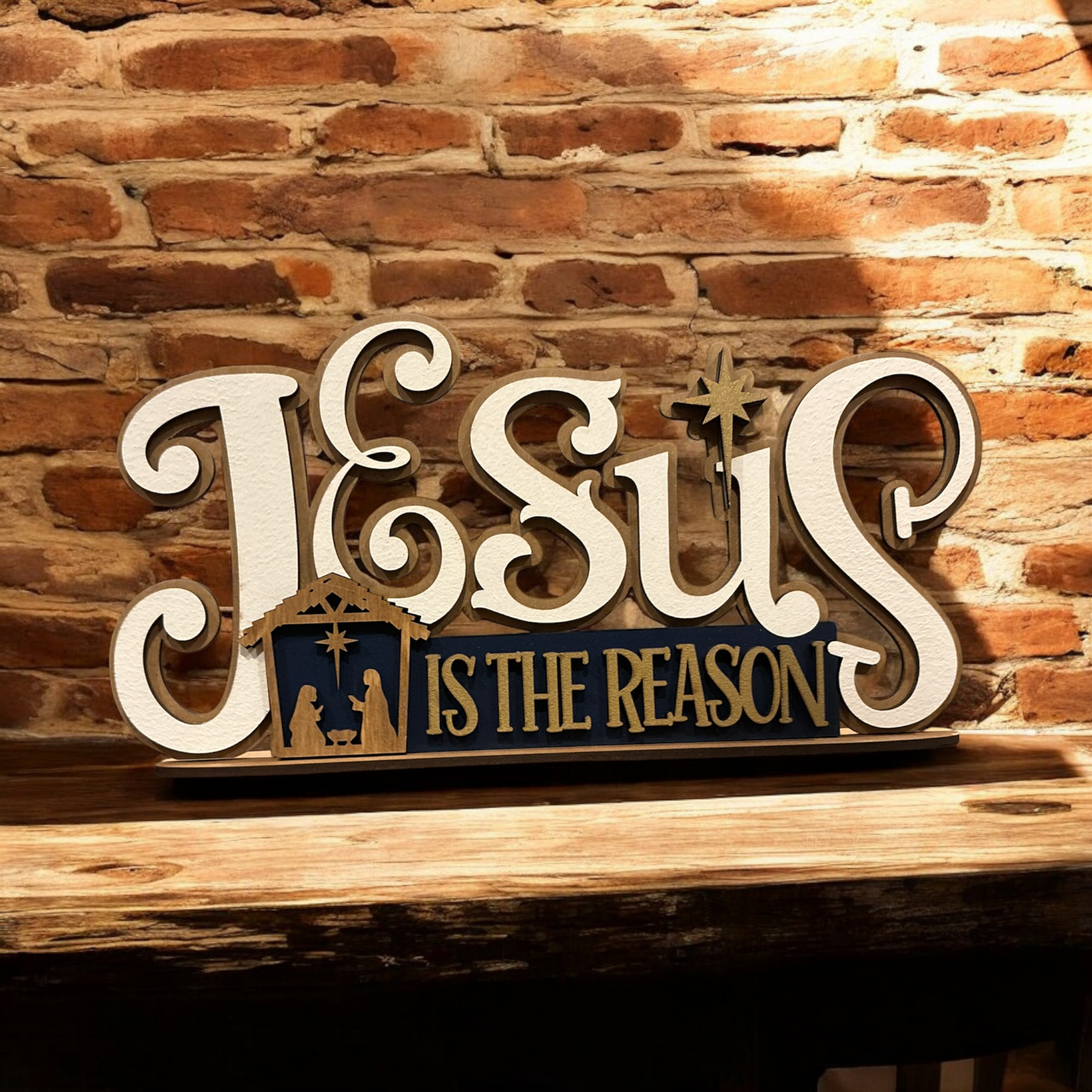 Jesus is the Reason Shelf Sitter