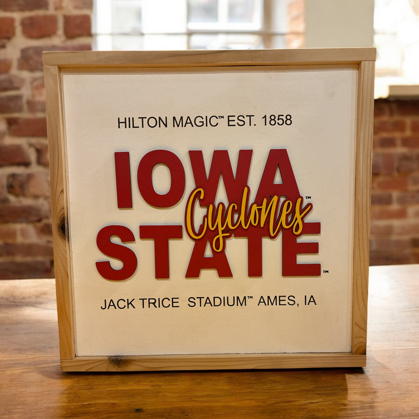 Iowa State University Cyclones Sign