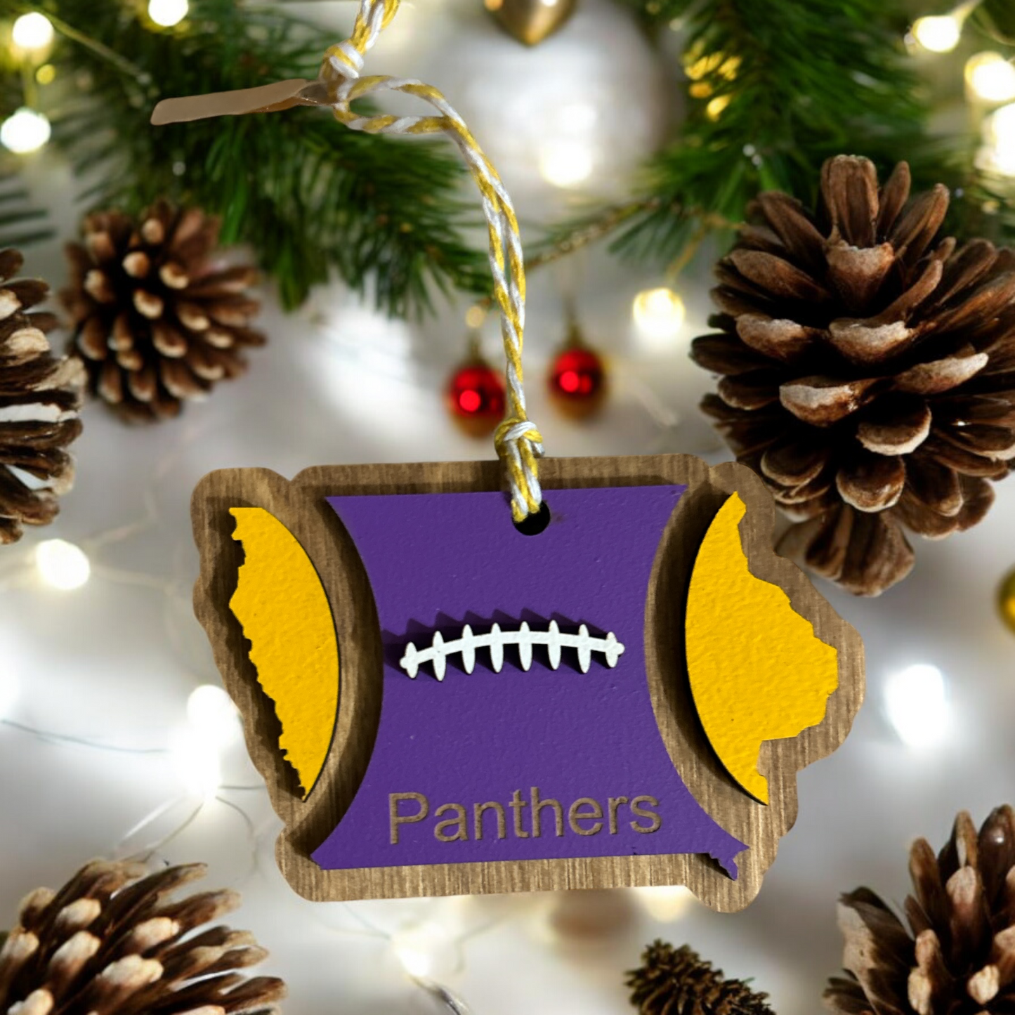 University of Northern Iowa Football Ornament