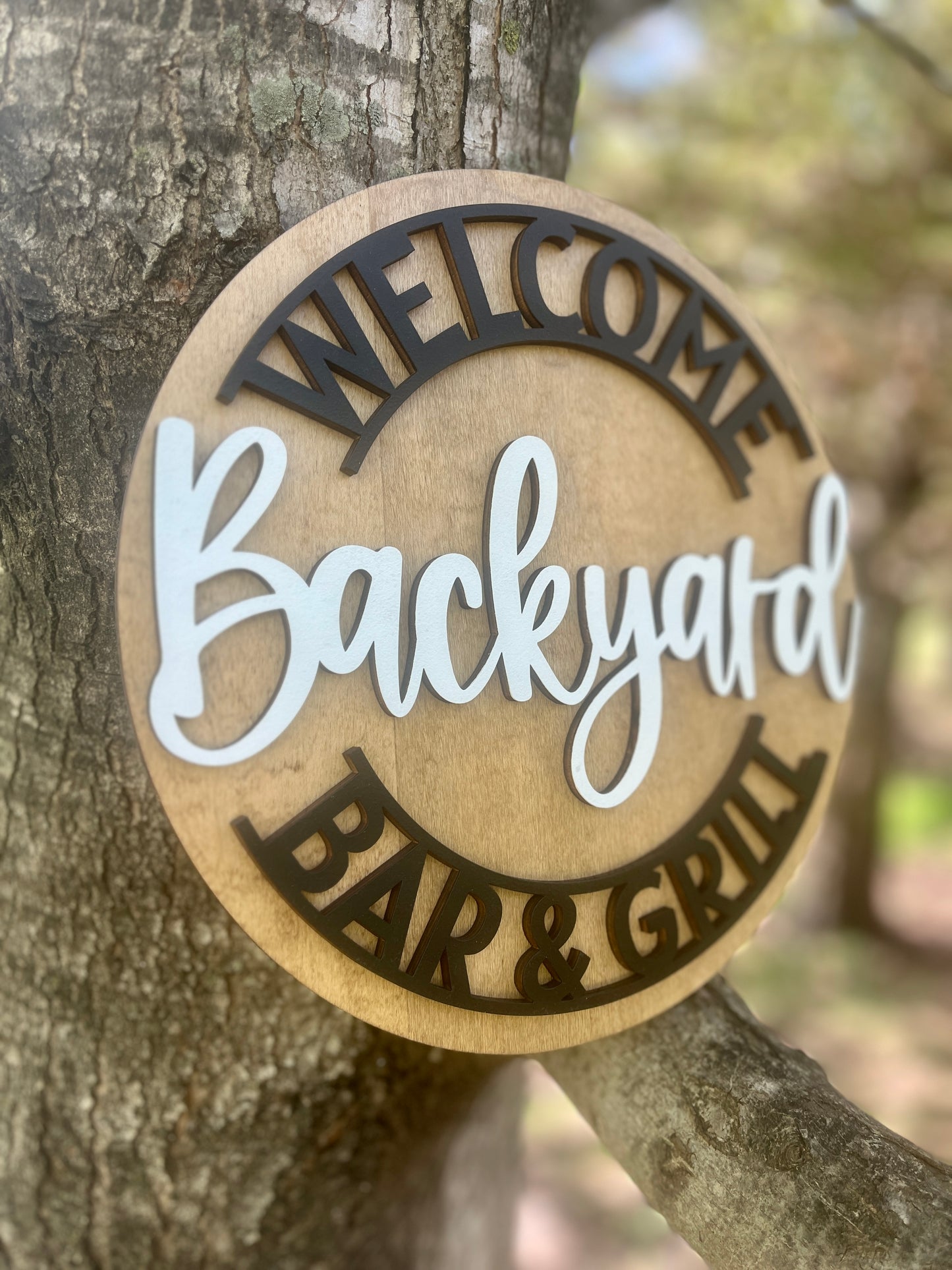 Welcome Backyard Round