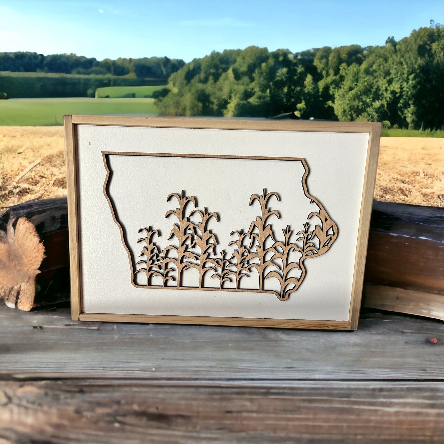 Iowa Corn Fields Sign