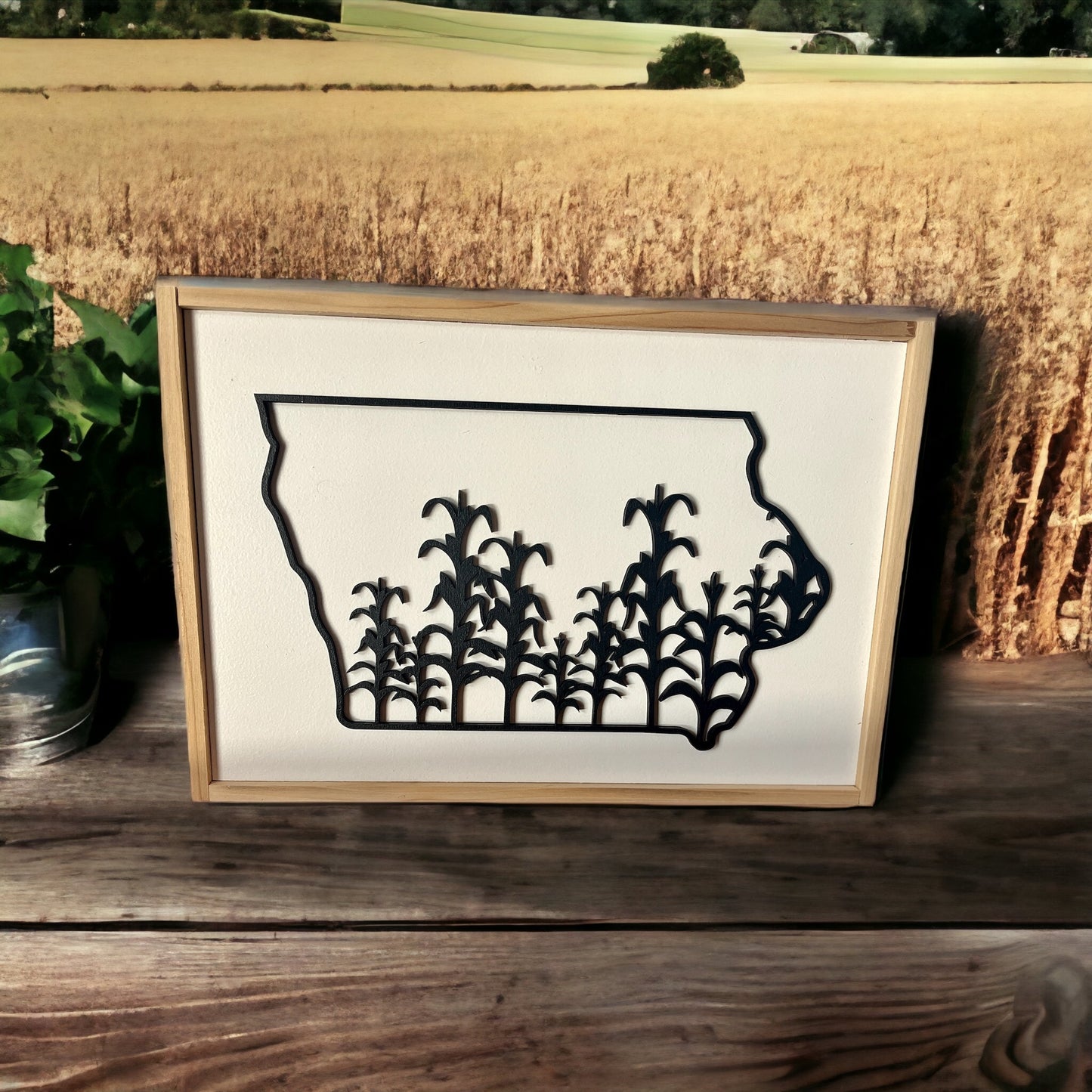 Iowa Corn Fields Sign
