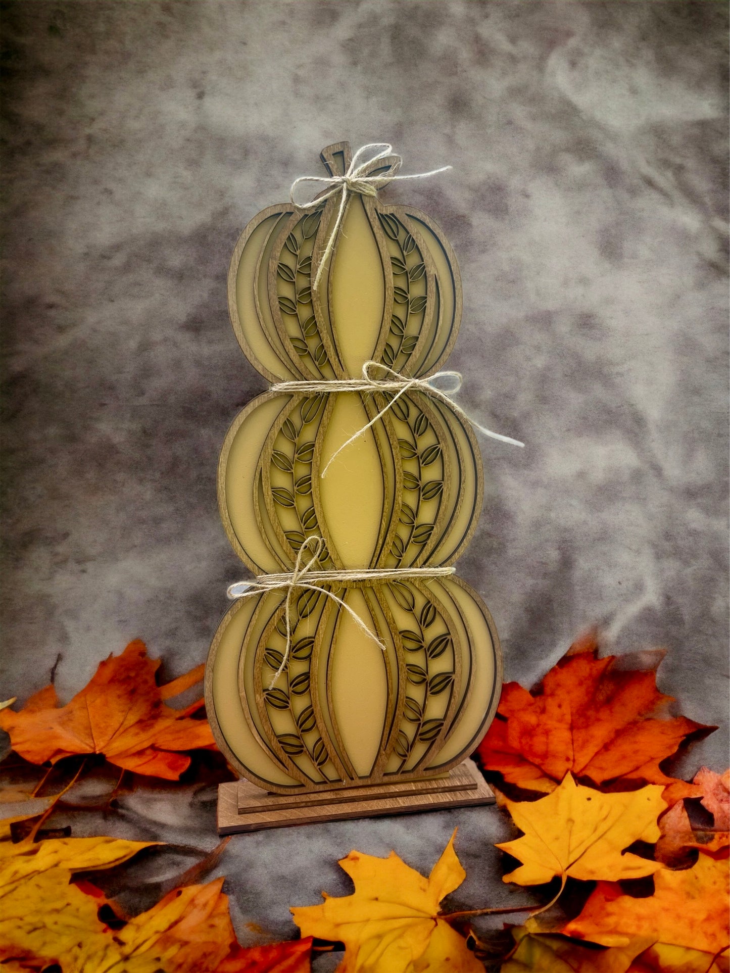 Pumpkins - Tall Trio Assorted
