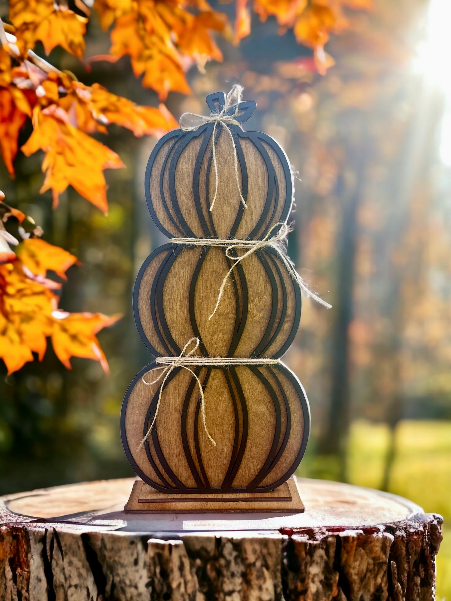 Pumpkins - Tall Trio Assorted