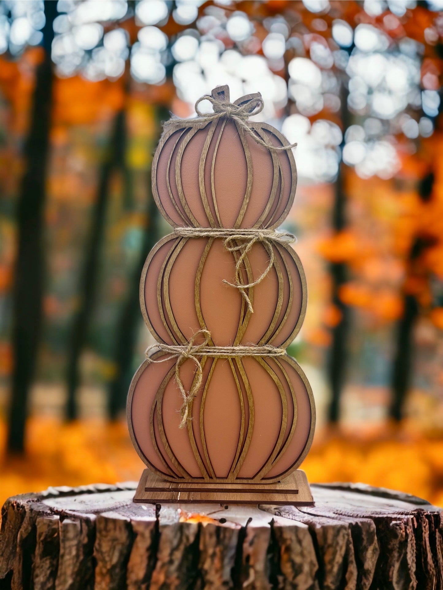Pumpkins - Tall Trio Assorted