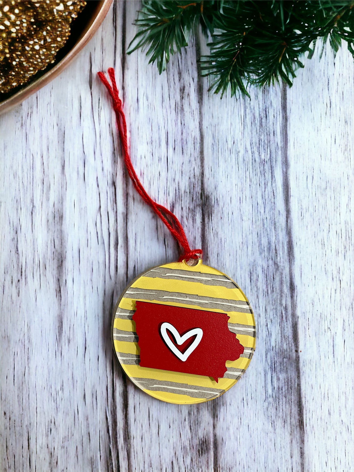Iowa College Ornaments
