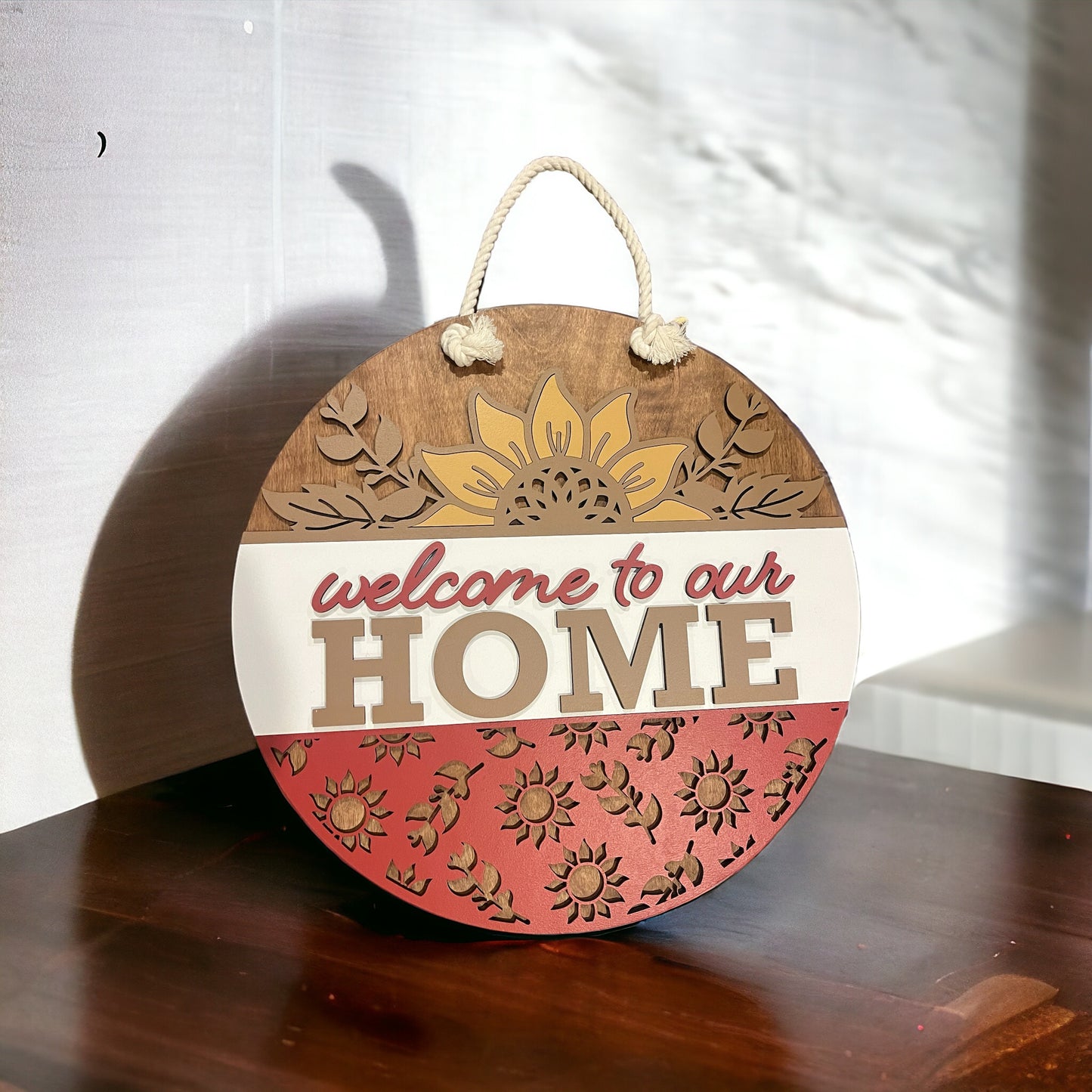 Welcome to Our Home Door Hanger