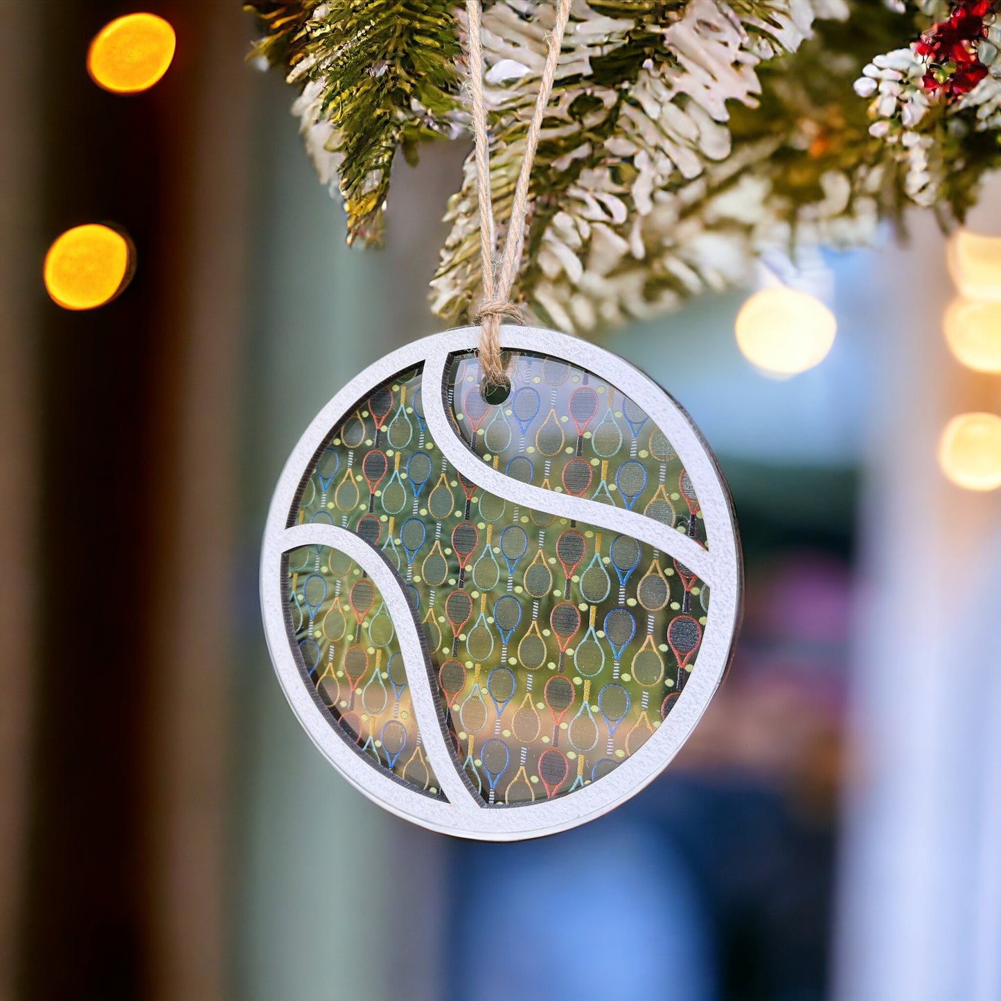 Tennis Christmas Ornament