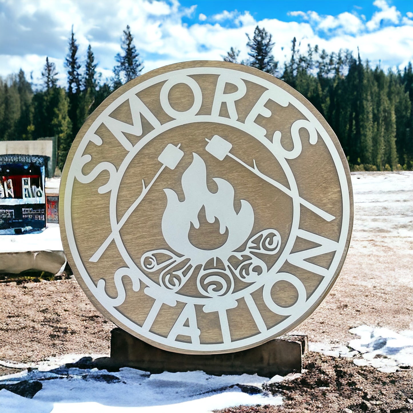 S'mores Station Round
