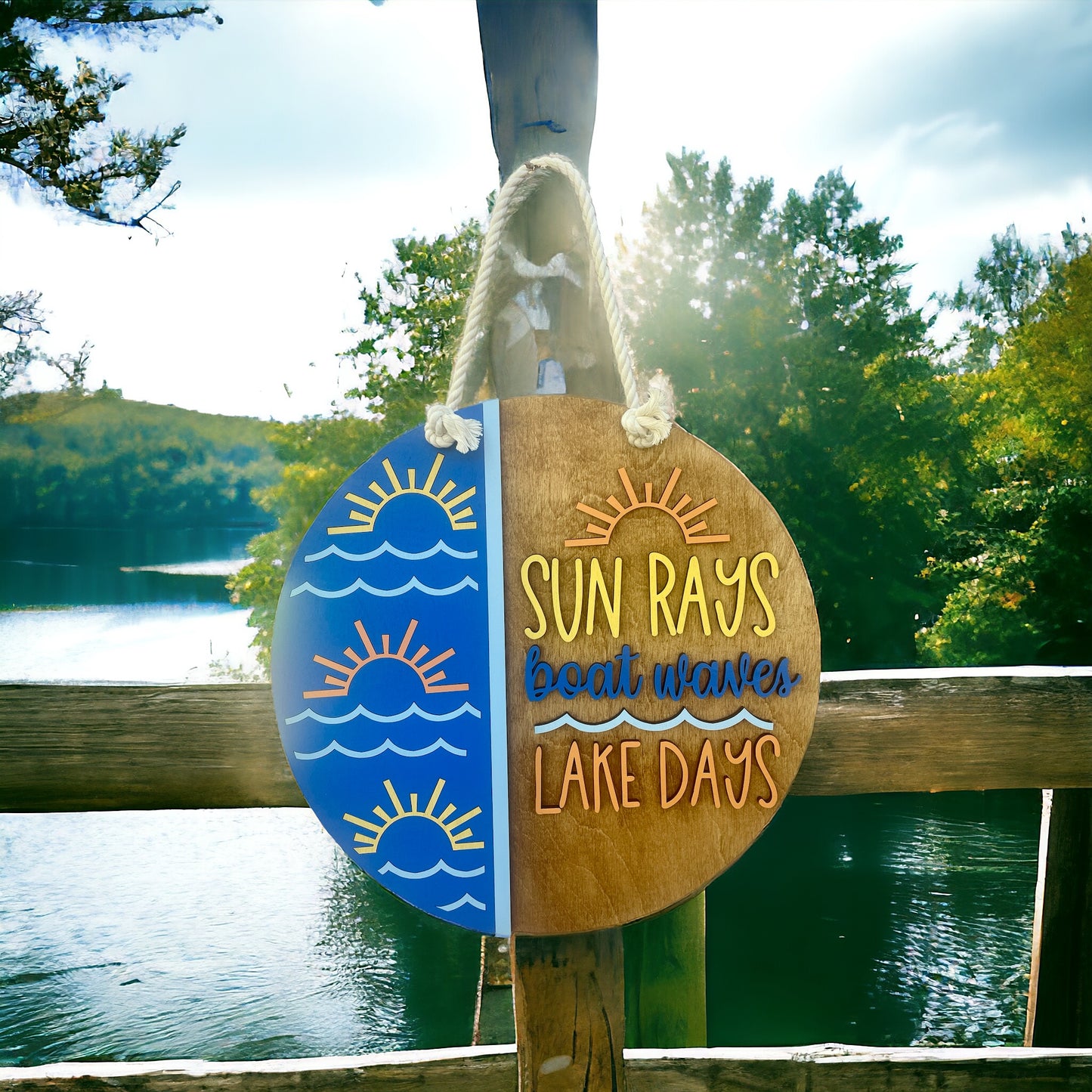 Lake/Beach Days Door Hanger