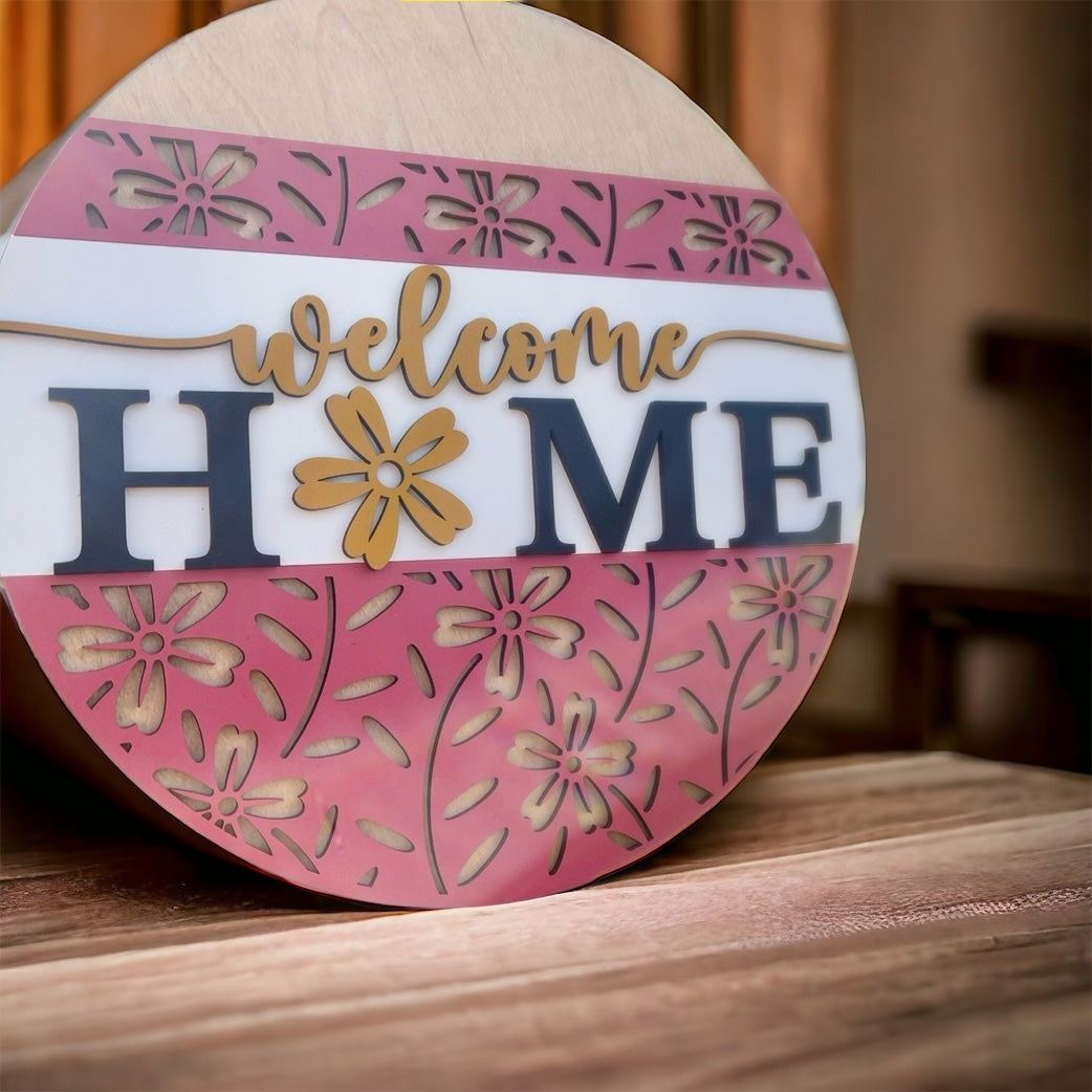 Welcome Home Door Hanger