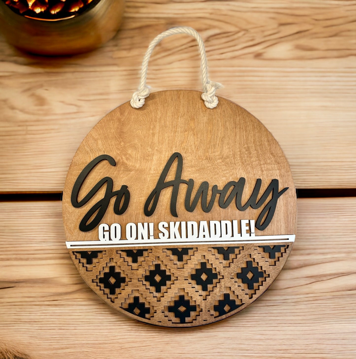 Go Away Door Hanger