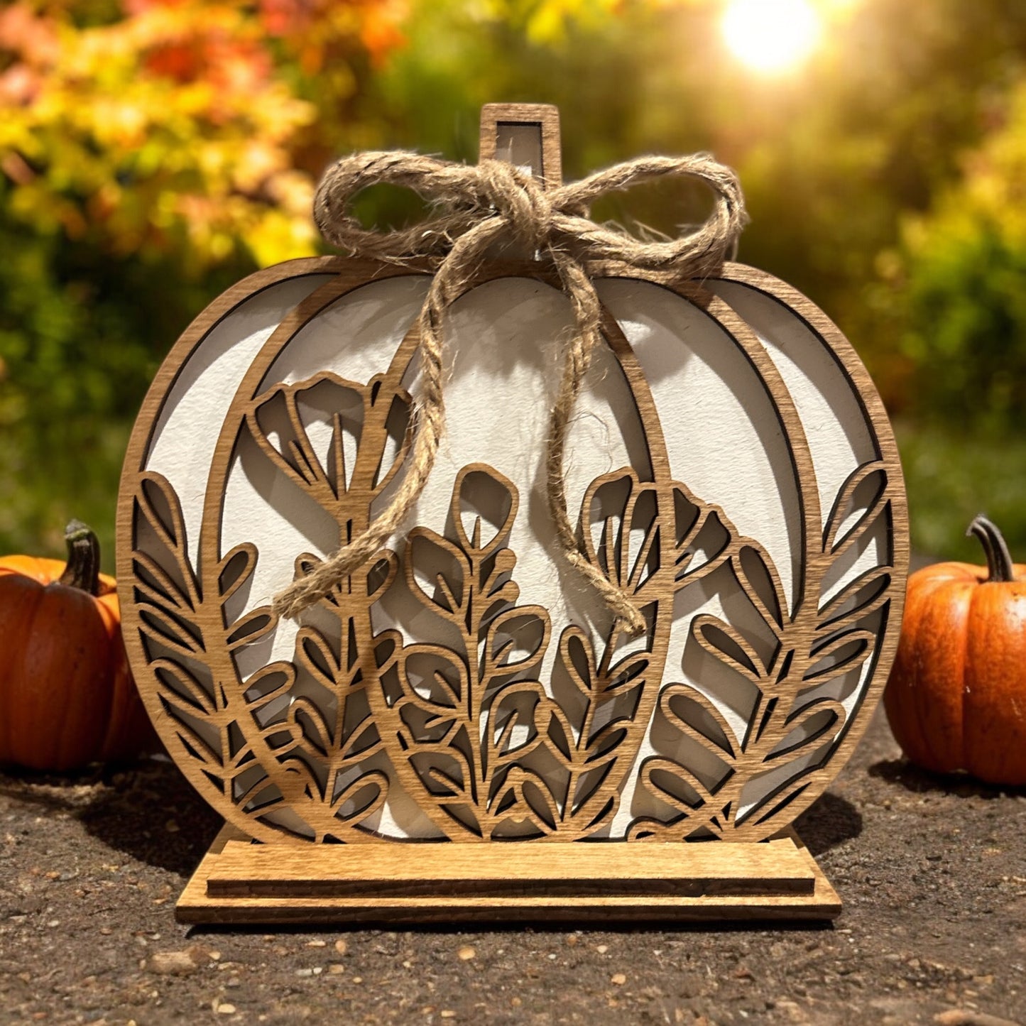 Floral Individual Pumpkin