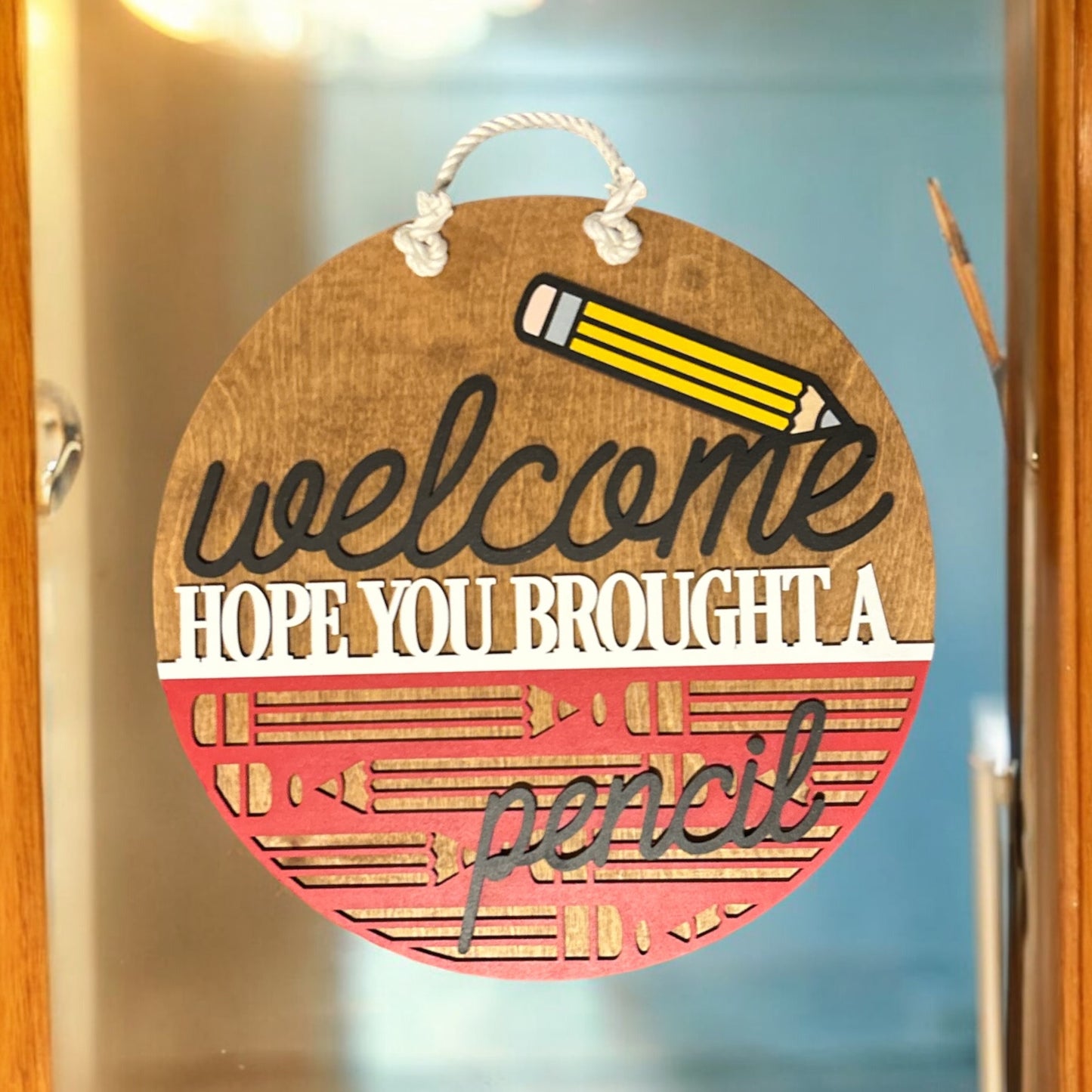 Teacher Welcome Door Hanger