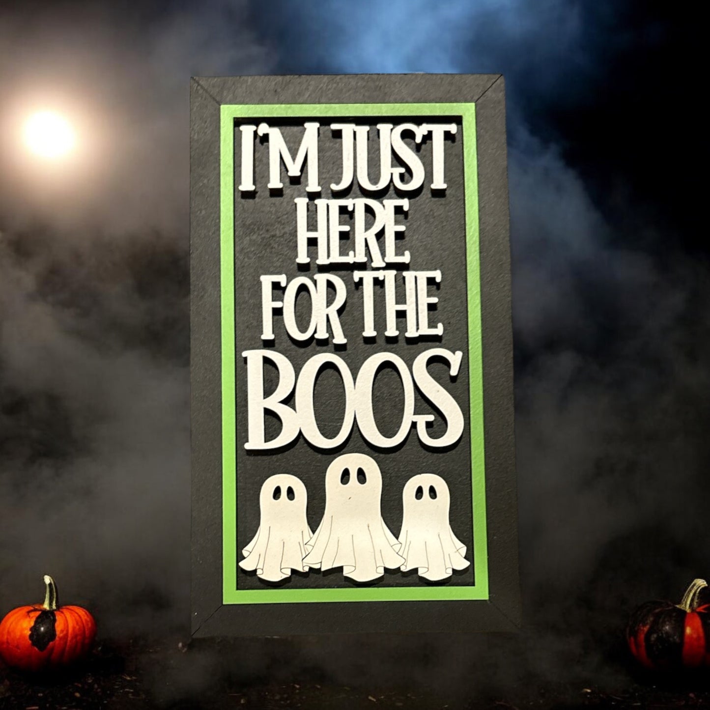 Ghost Halloween Trio Signs