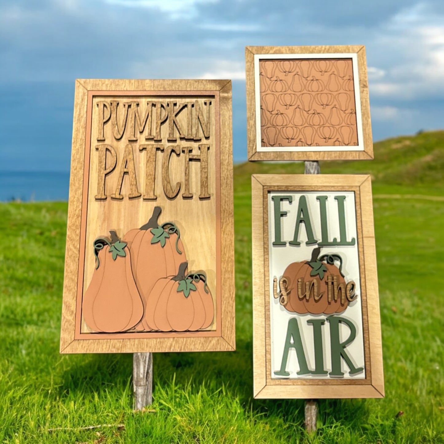 Pumpkin Patch Trio Signs