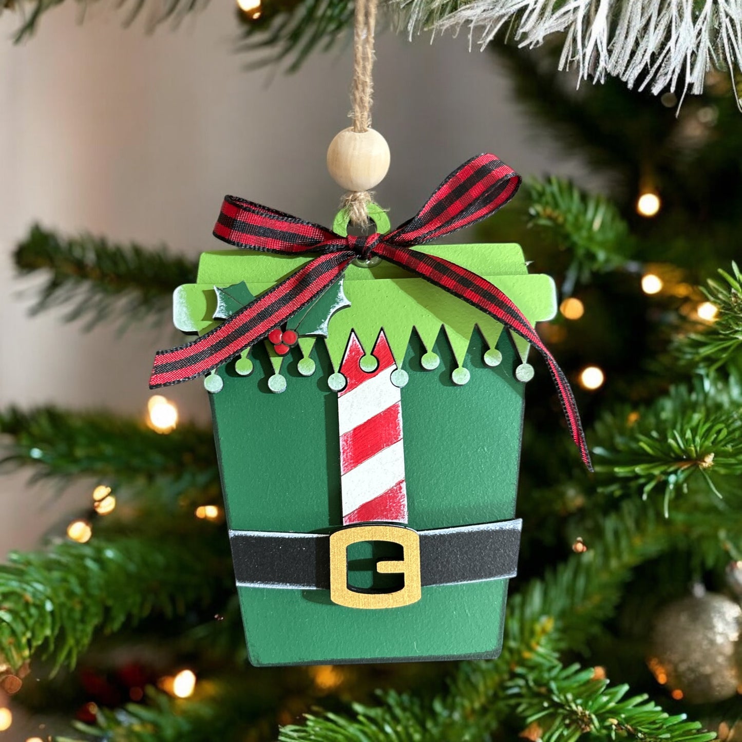 Latte Cup Christmas Ornaments