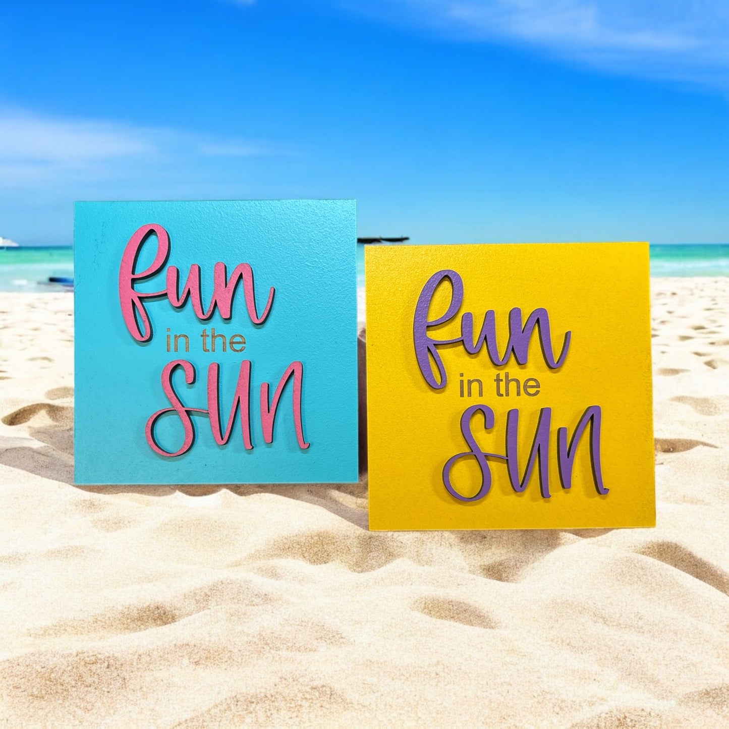 Fun in the Sun Square Insert