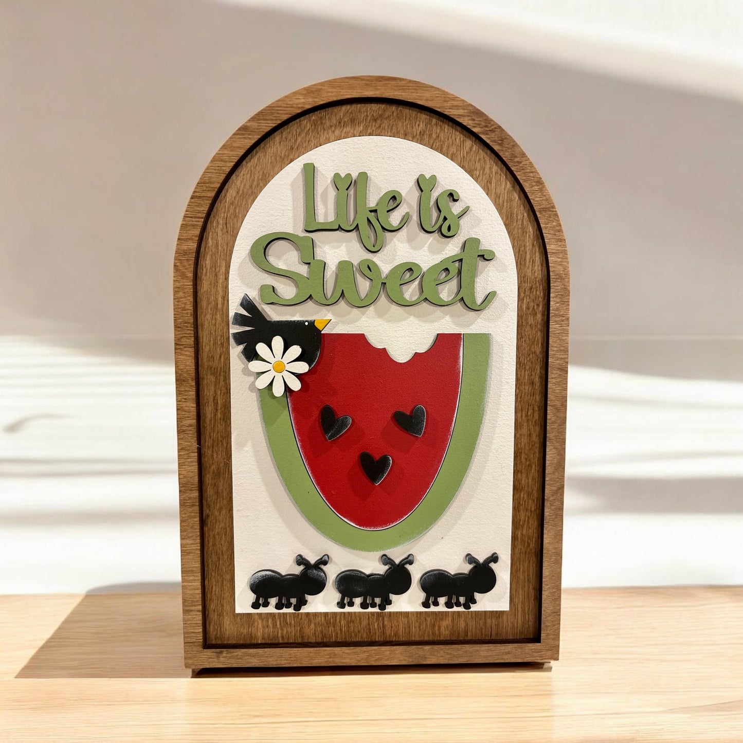 Life is Sweet Large Boho Arch Insert