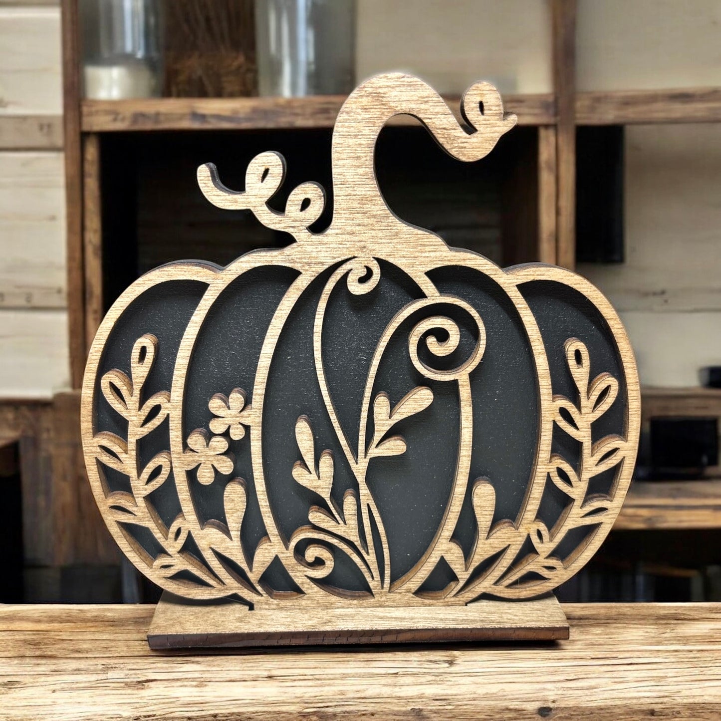 Floral #2 Individual Pumpkin