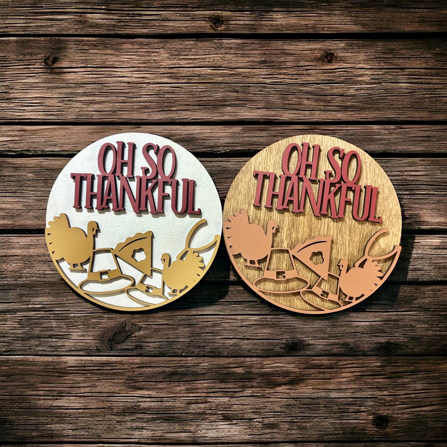 Oh So Thankful Round Insert