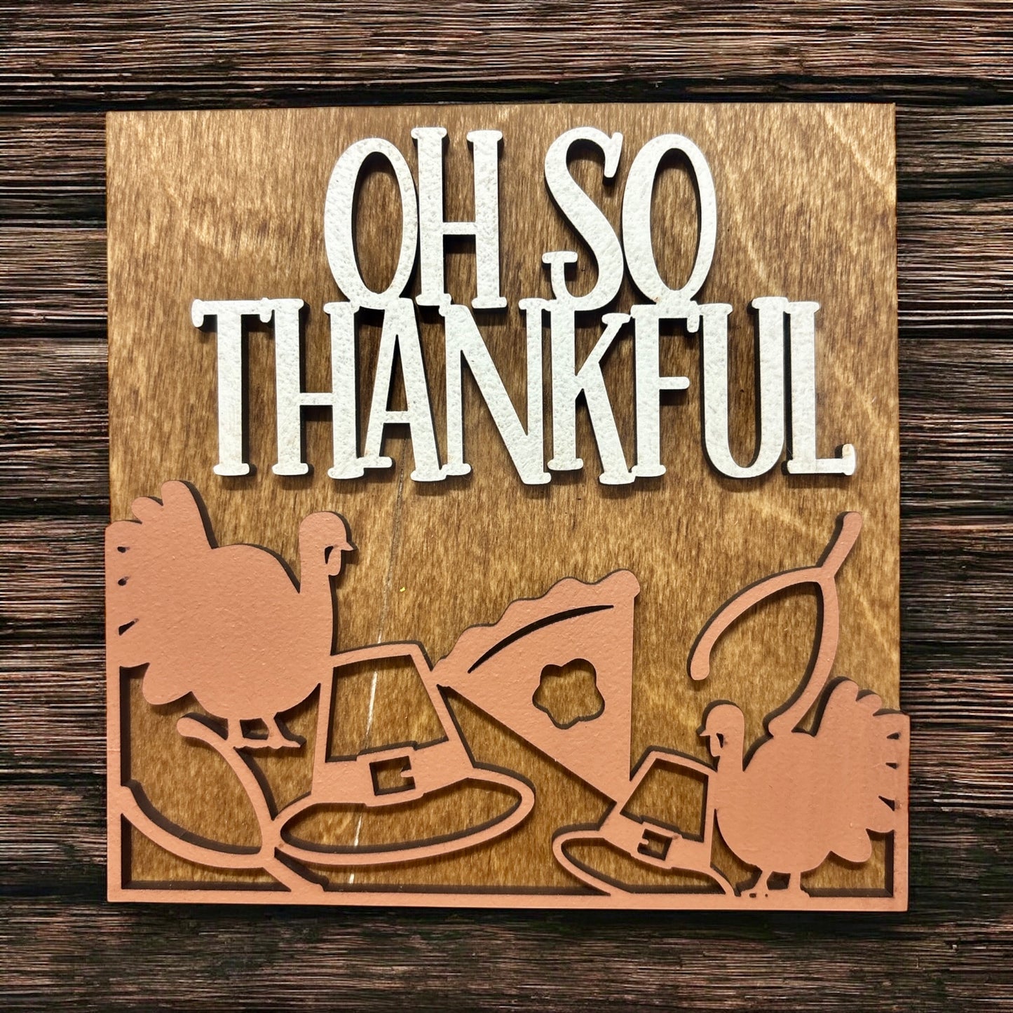Oh So Thankful Square Insert