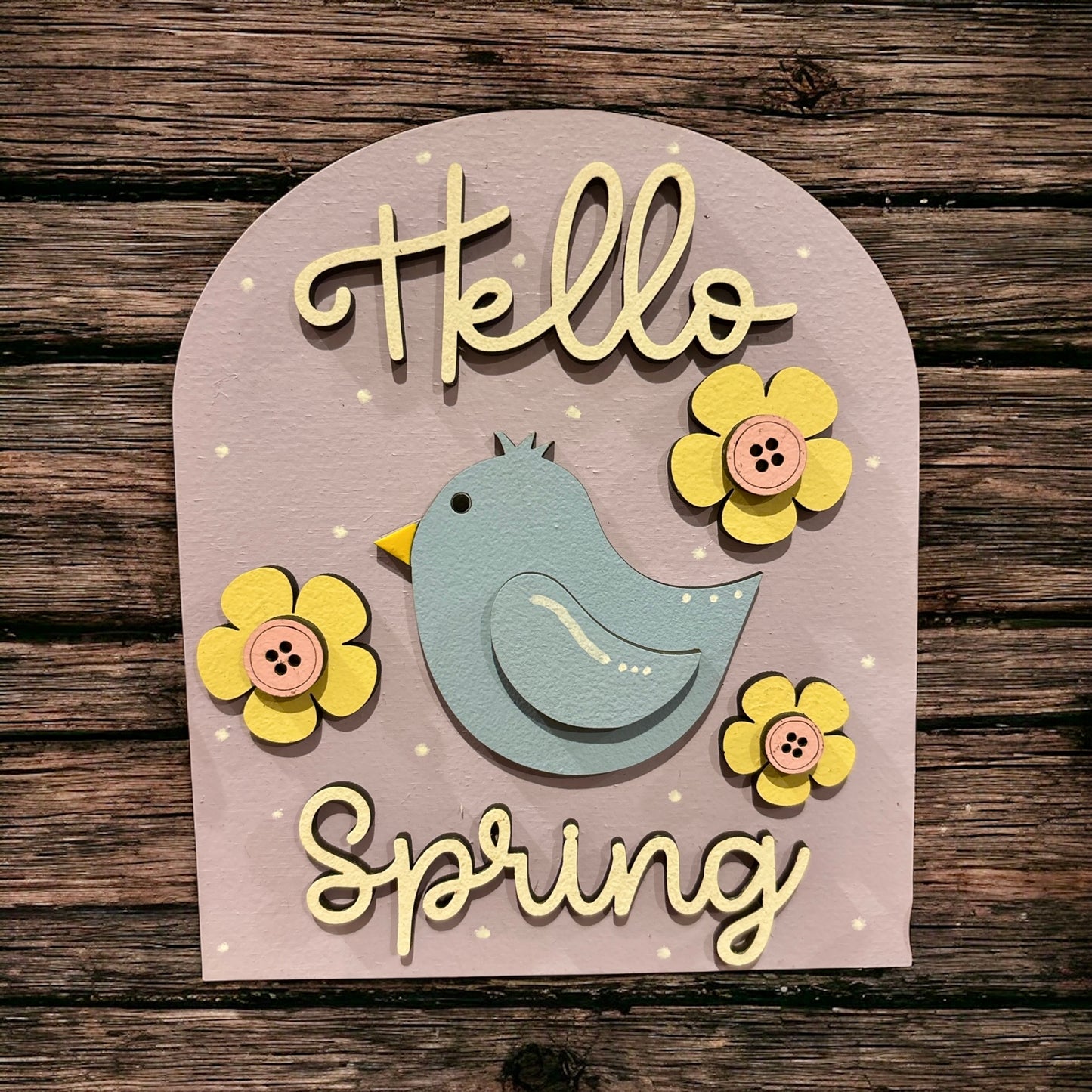 Hello Spring Small Arch Insert