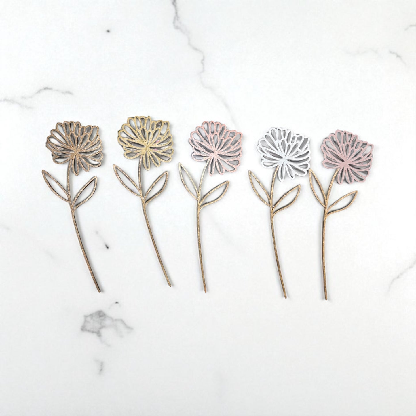 Fall Flower Cutouts