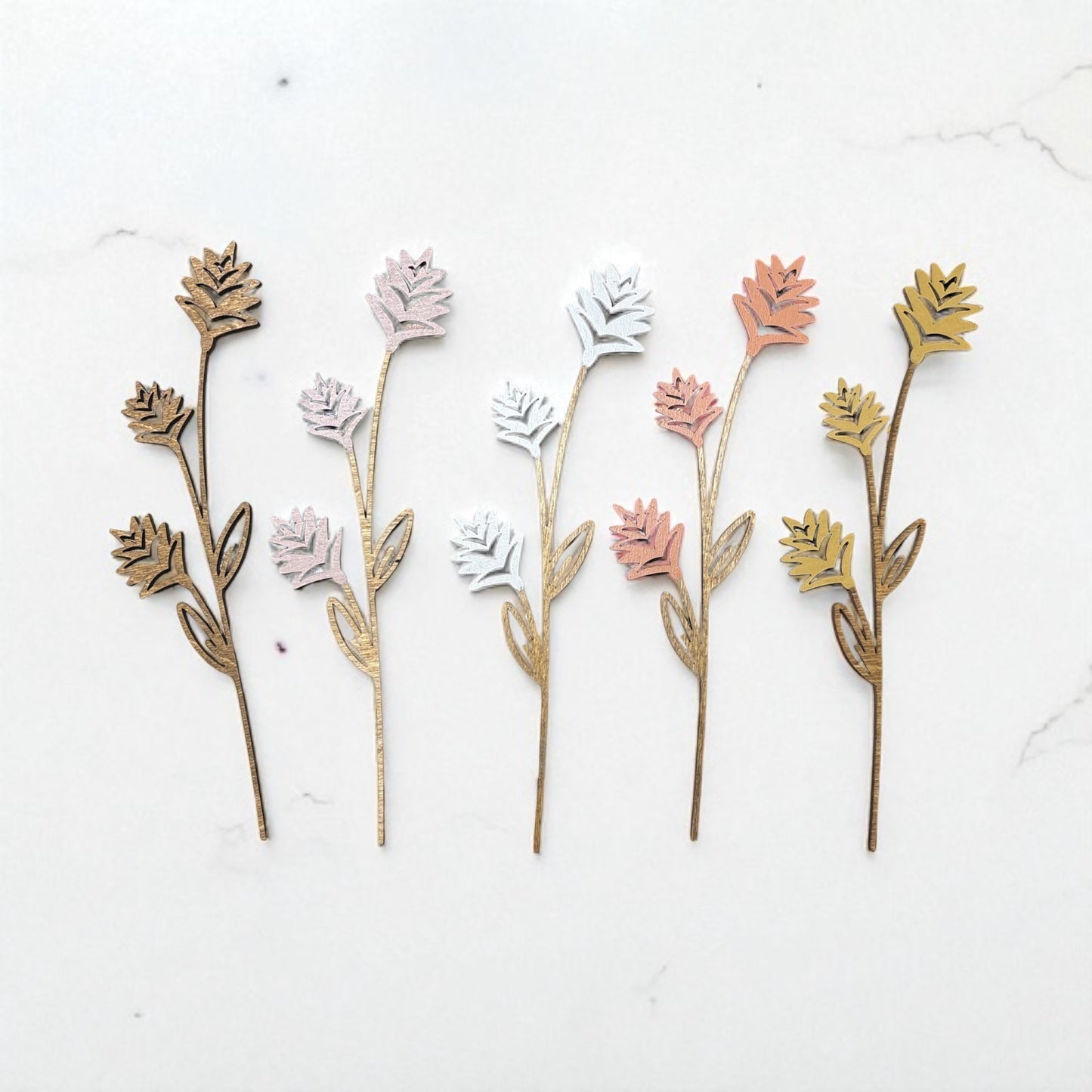 Fall Flower Cutouts