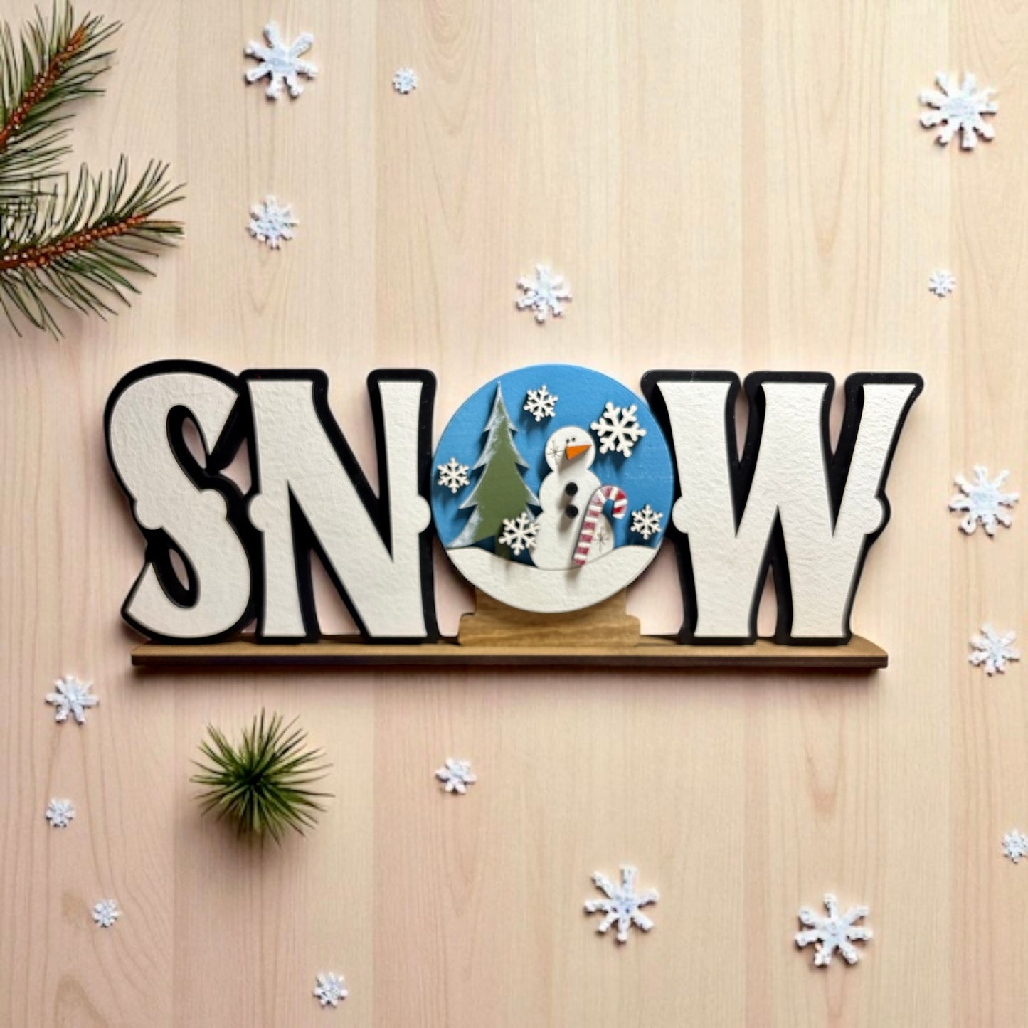 Snowglobe Shelf Sitter