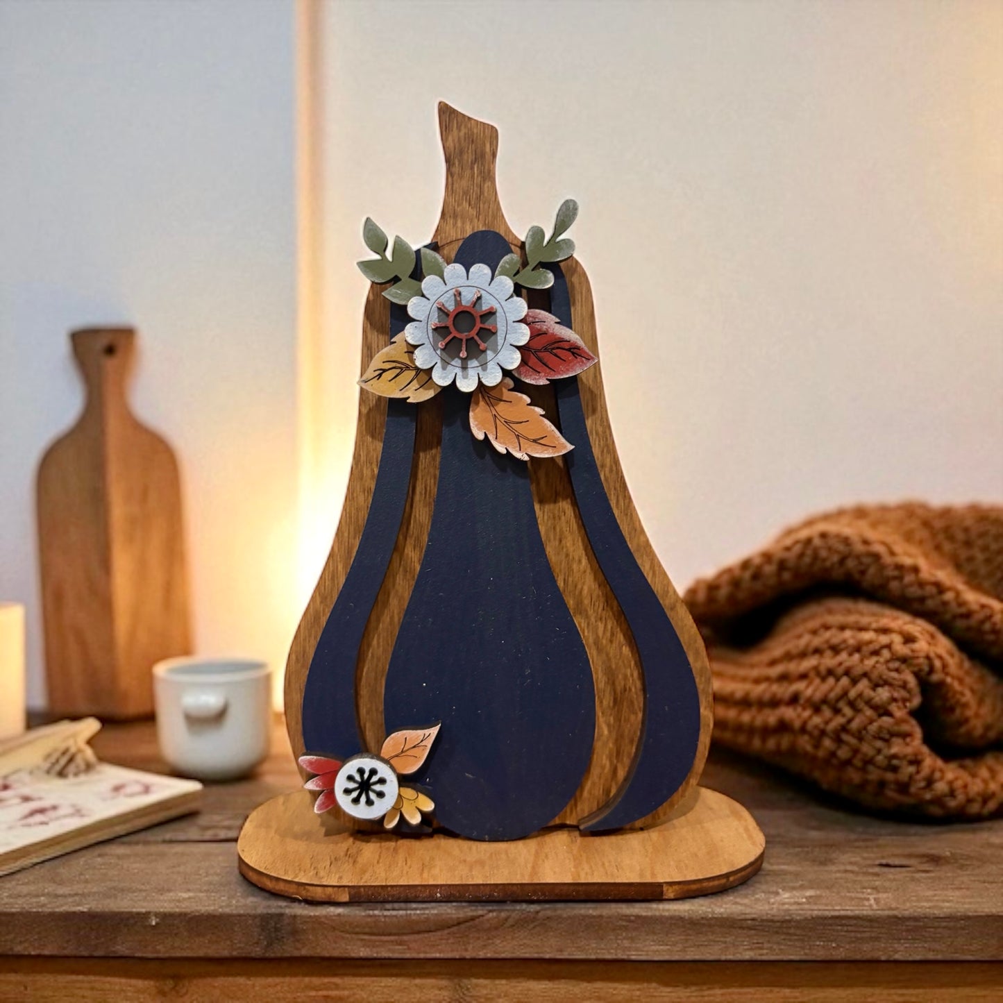 Simple Pumpkin with Florals