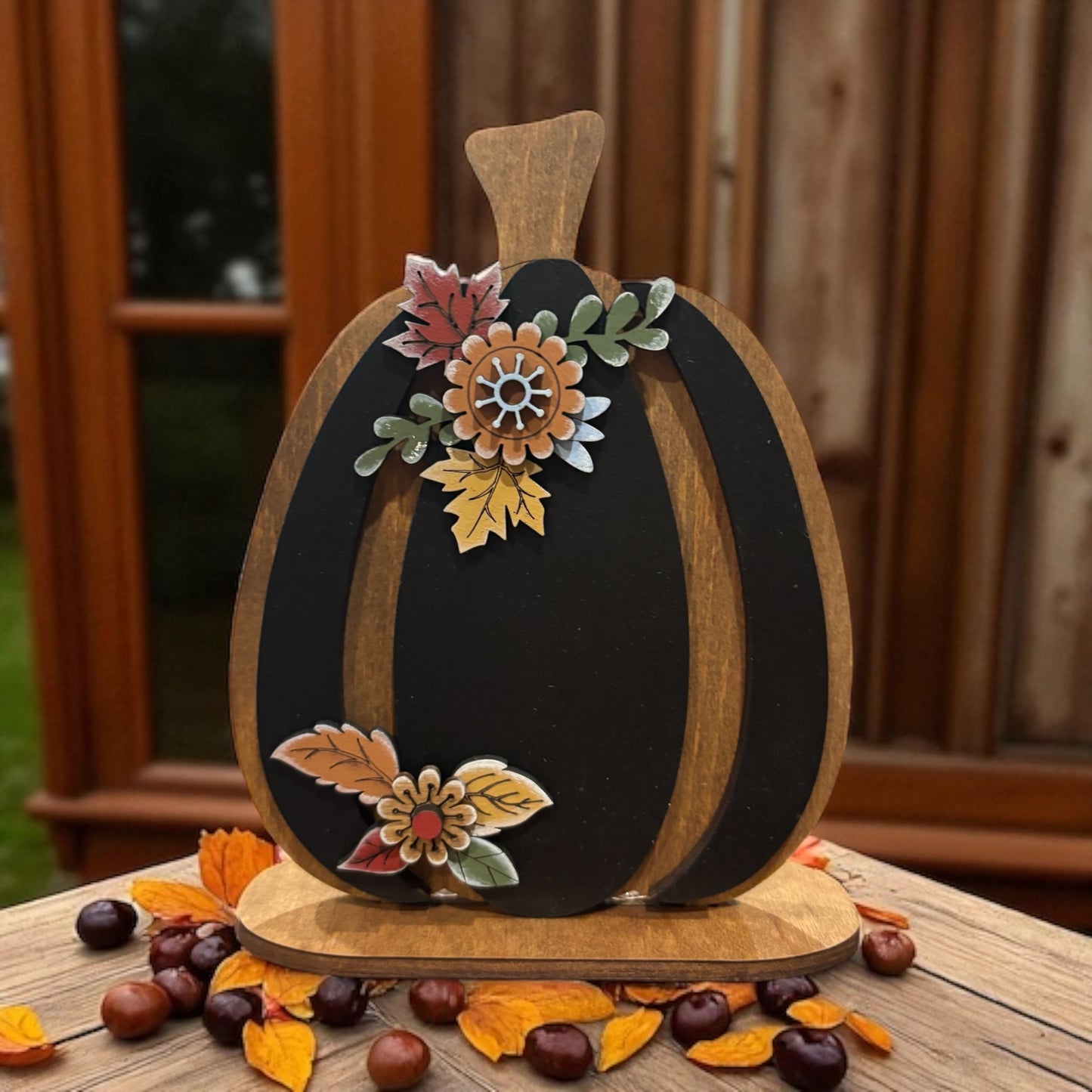 Simple Pumpkin with Florals