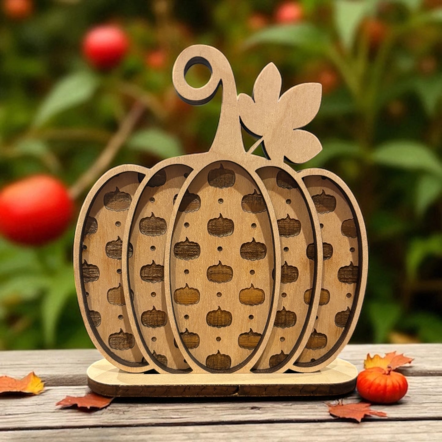 Natural Engraved Pumpkins