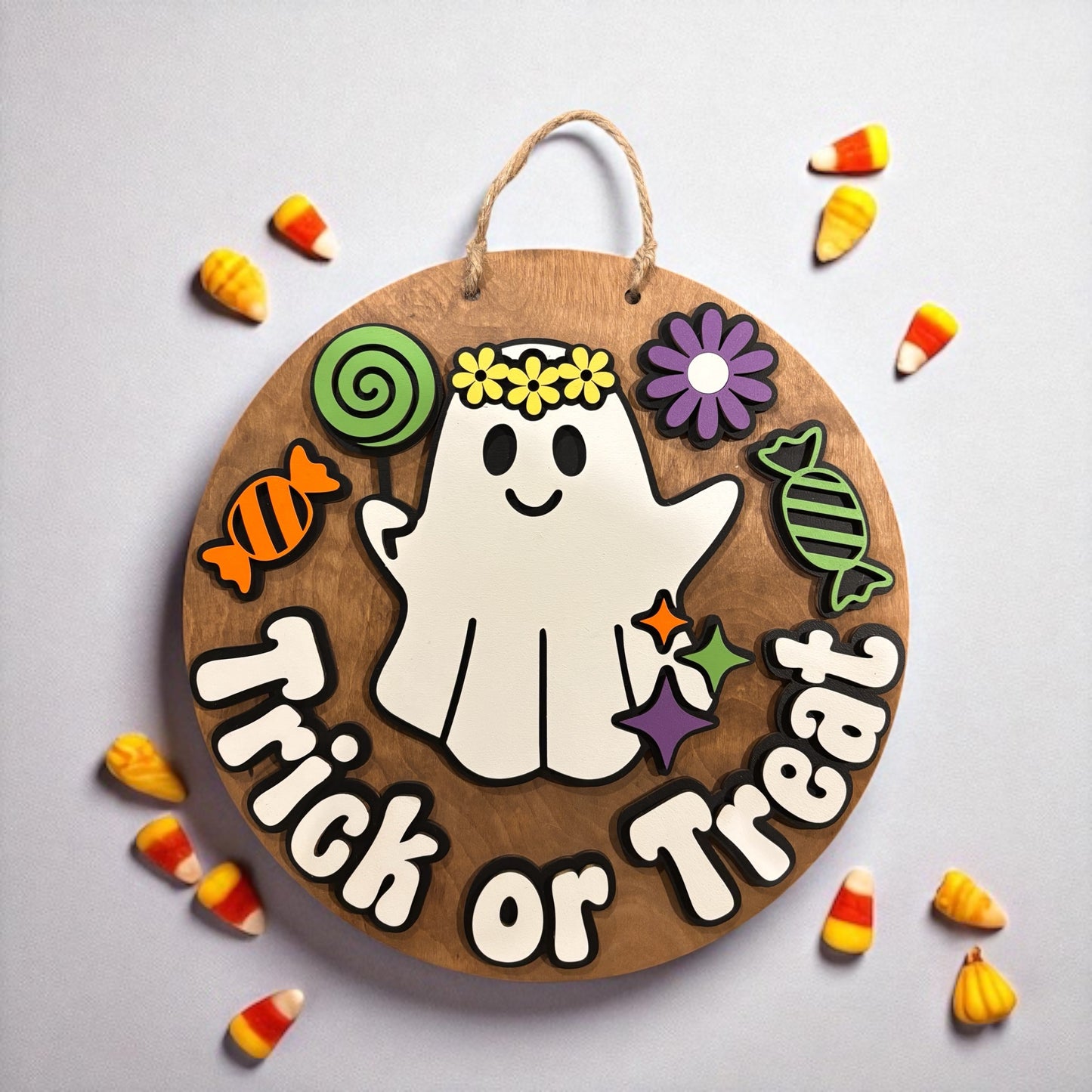 Groovy Ghost Door Hanger
