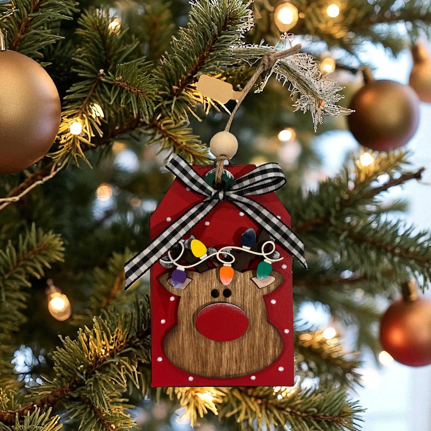 Gift Tag Christmas Ornaments