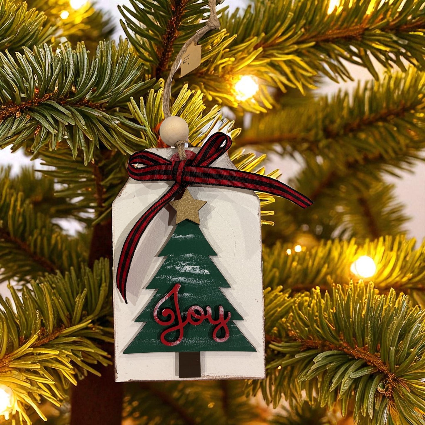 Gift Tag Christmas Ornaments