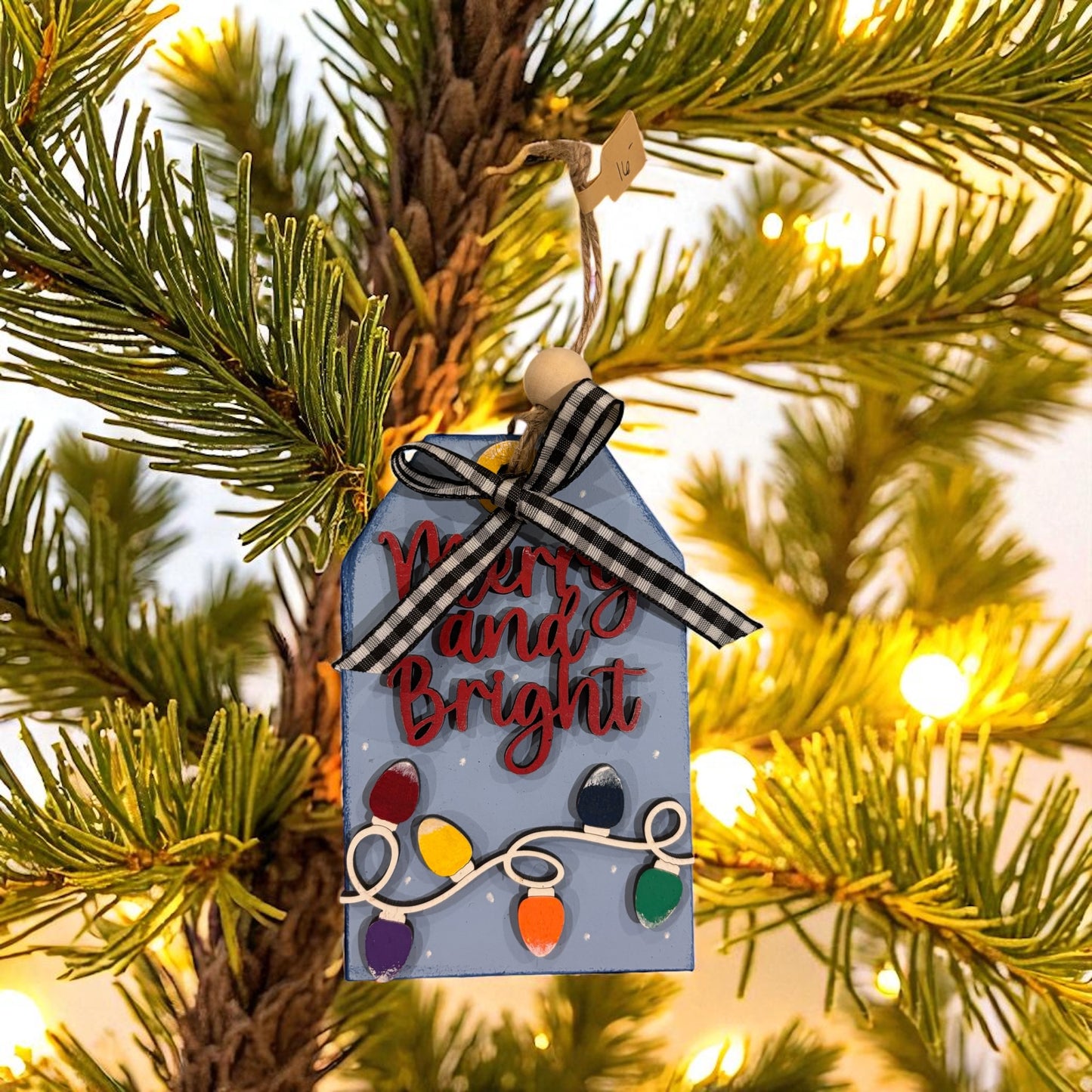 Gift Tag Christmas Ornaments