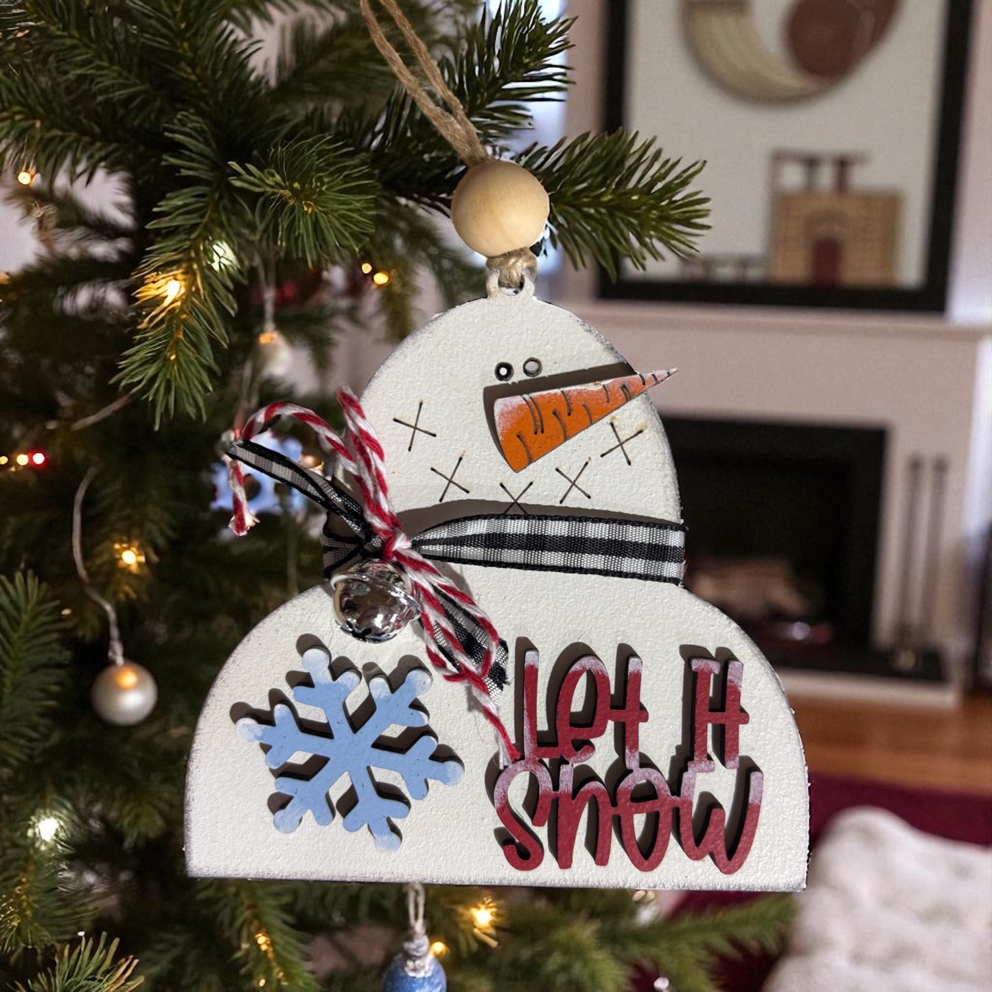 Let It Snow Christmas Ornament