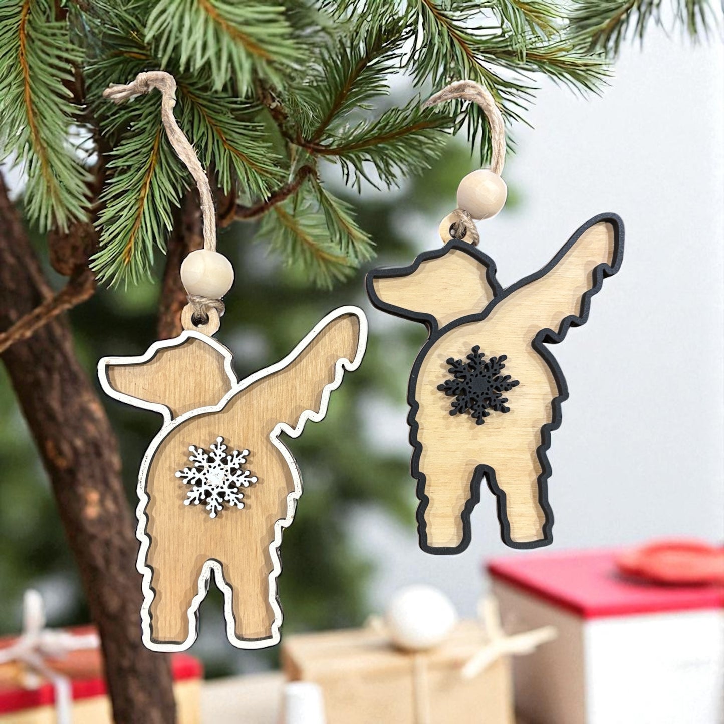 Dog Butt Ornament