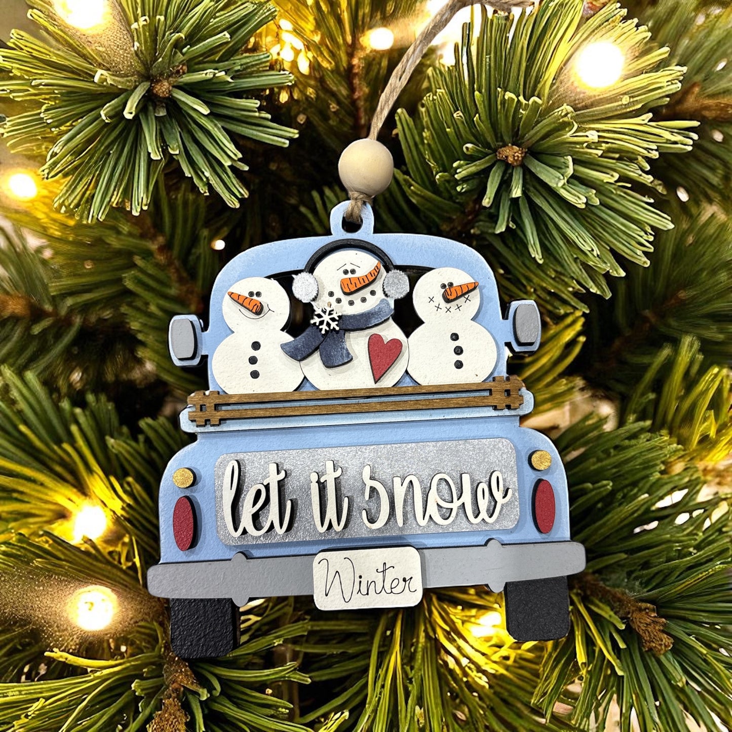 Christmas Truck Ornaments