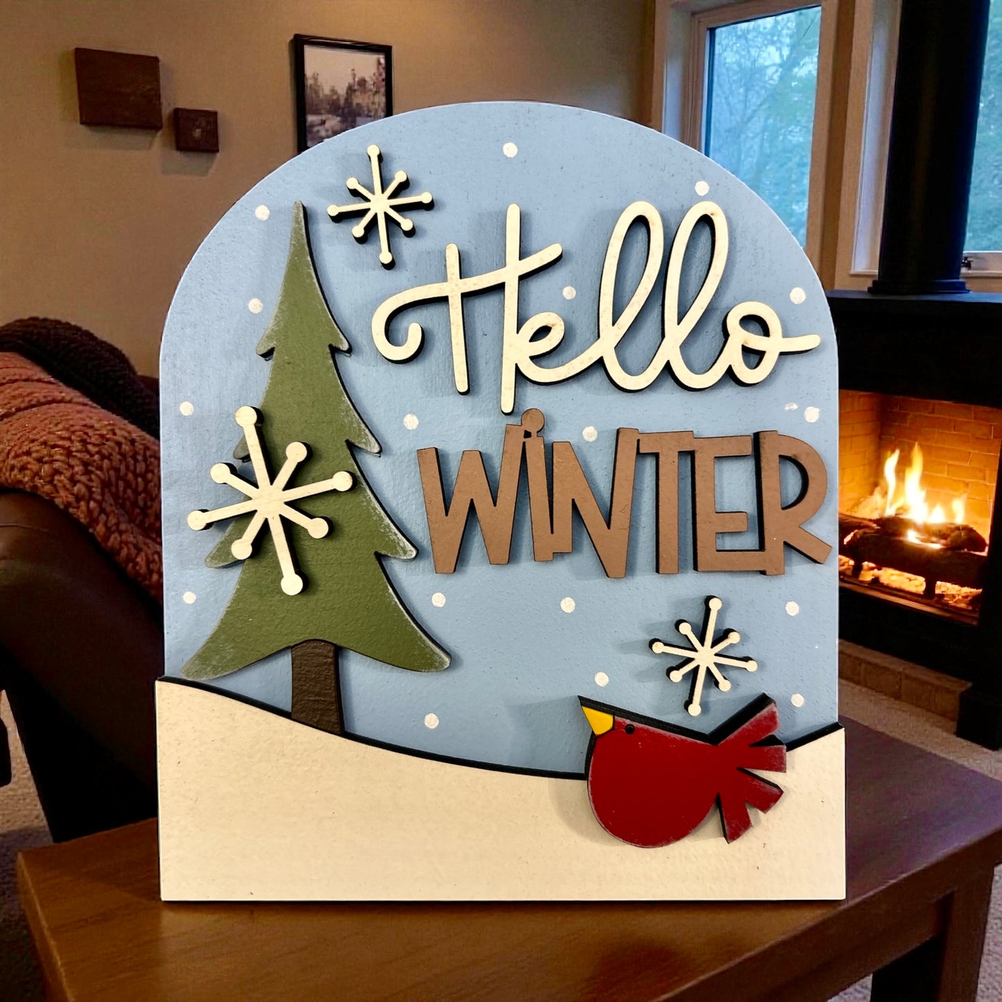 Hello Winter Small Arch Insert