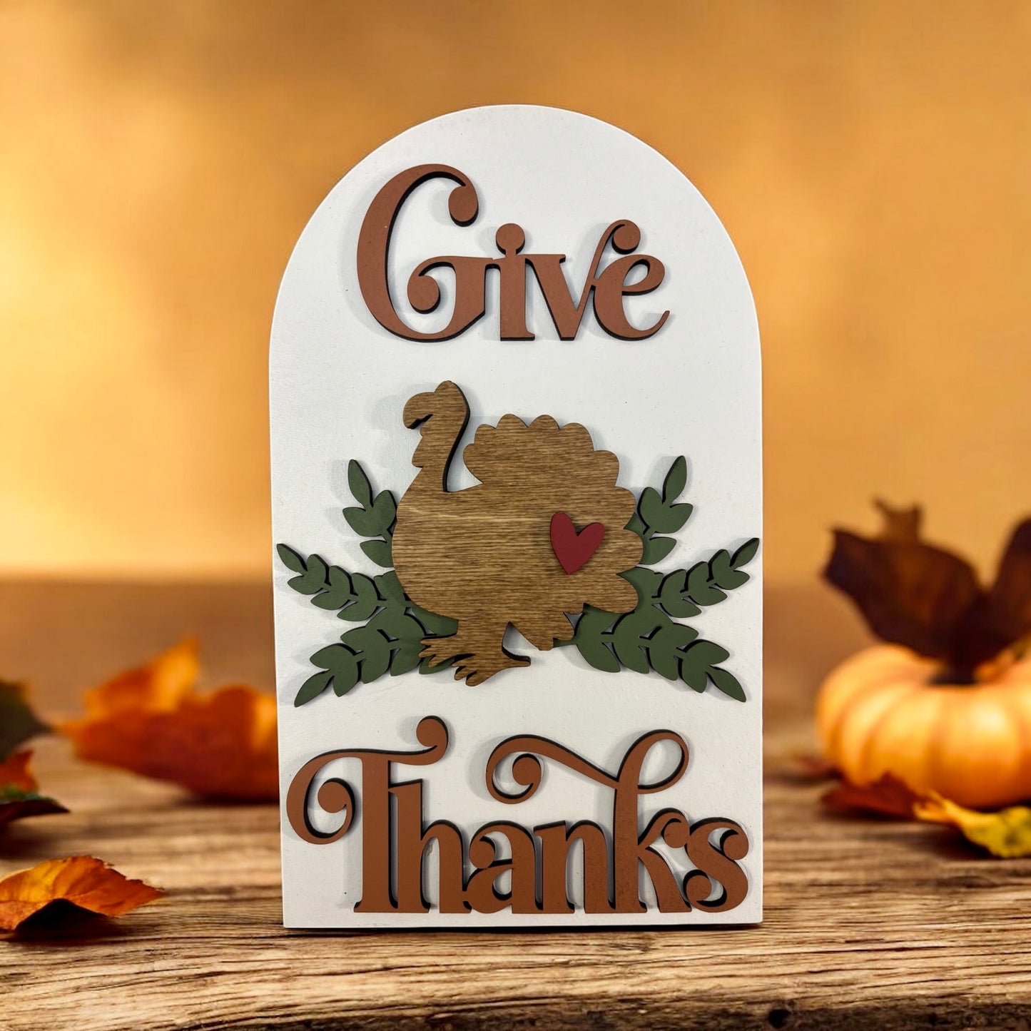 Give Thanks Large Arch Insert
