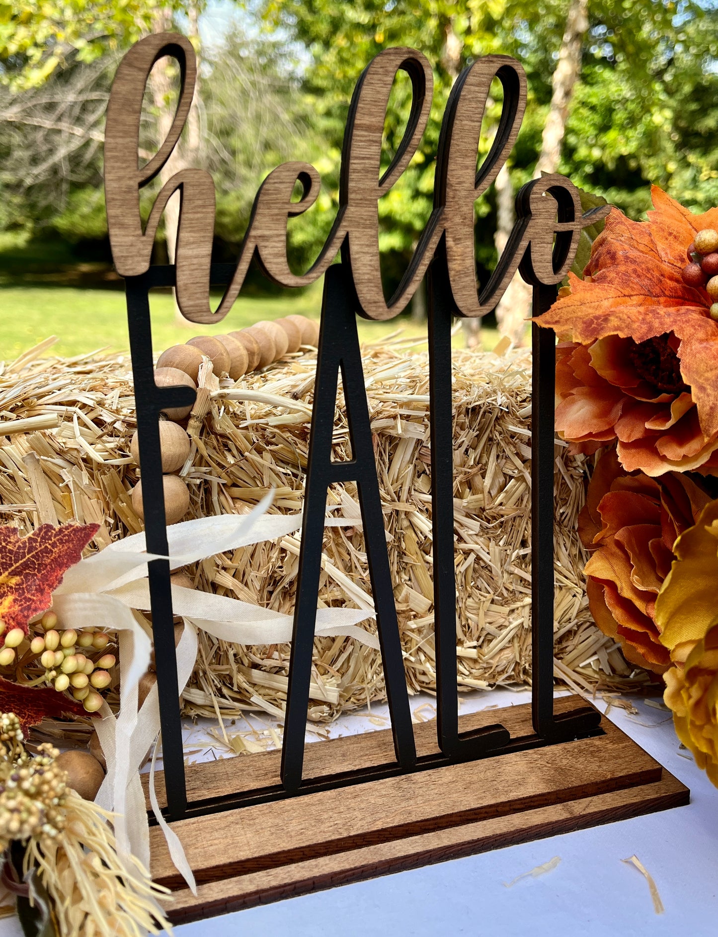 Tall Hello Fall Standing