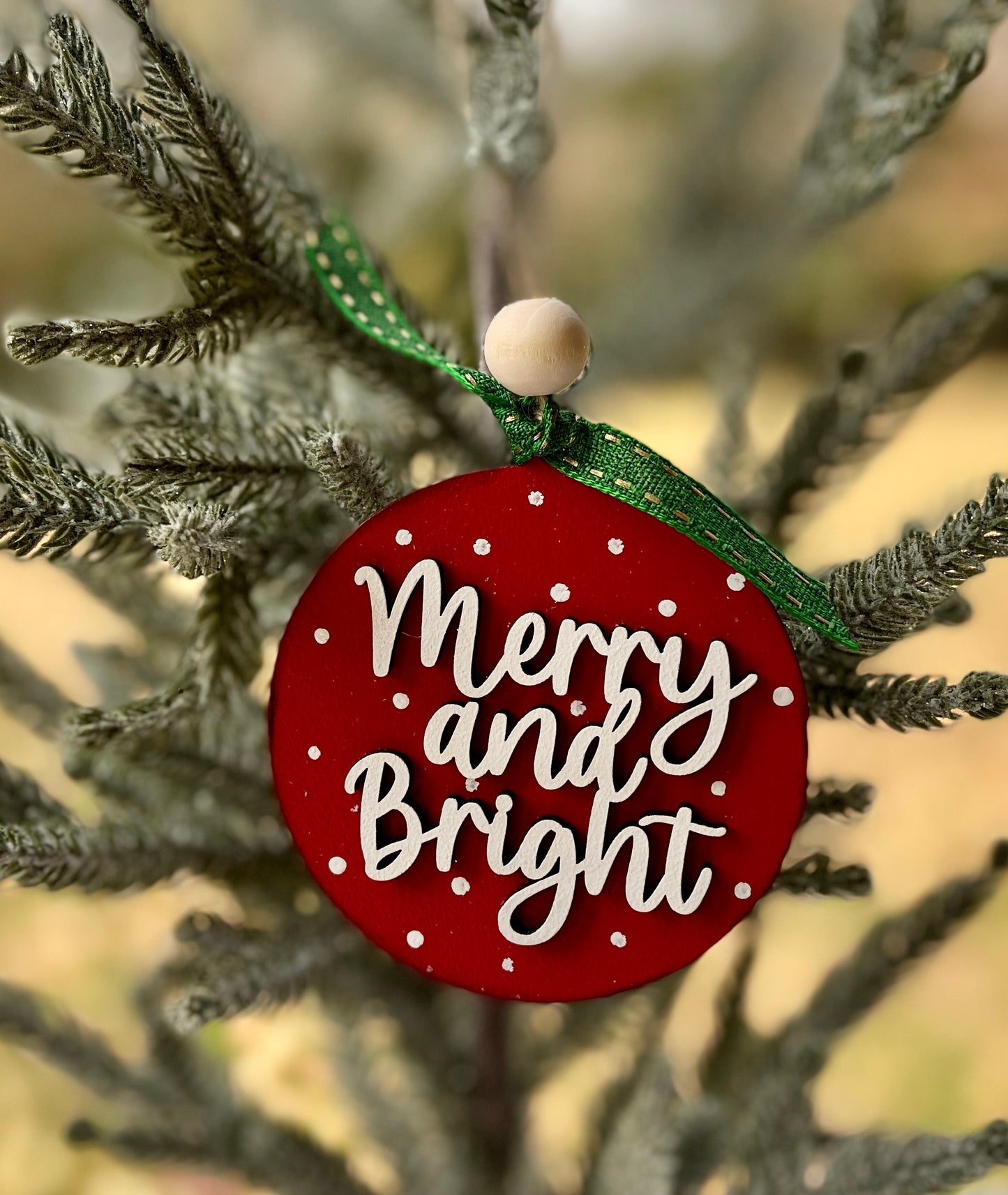 Merry and Bright Ornament
