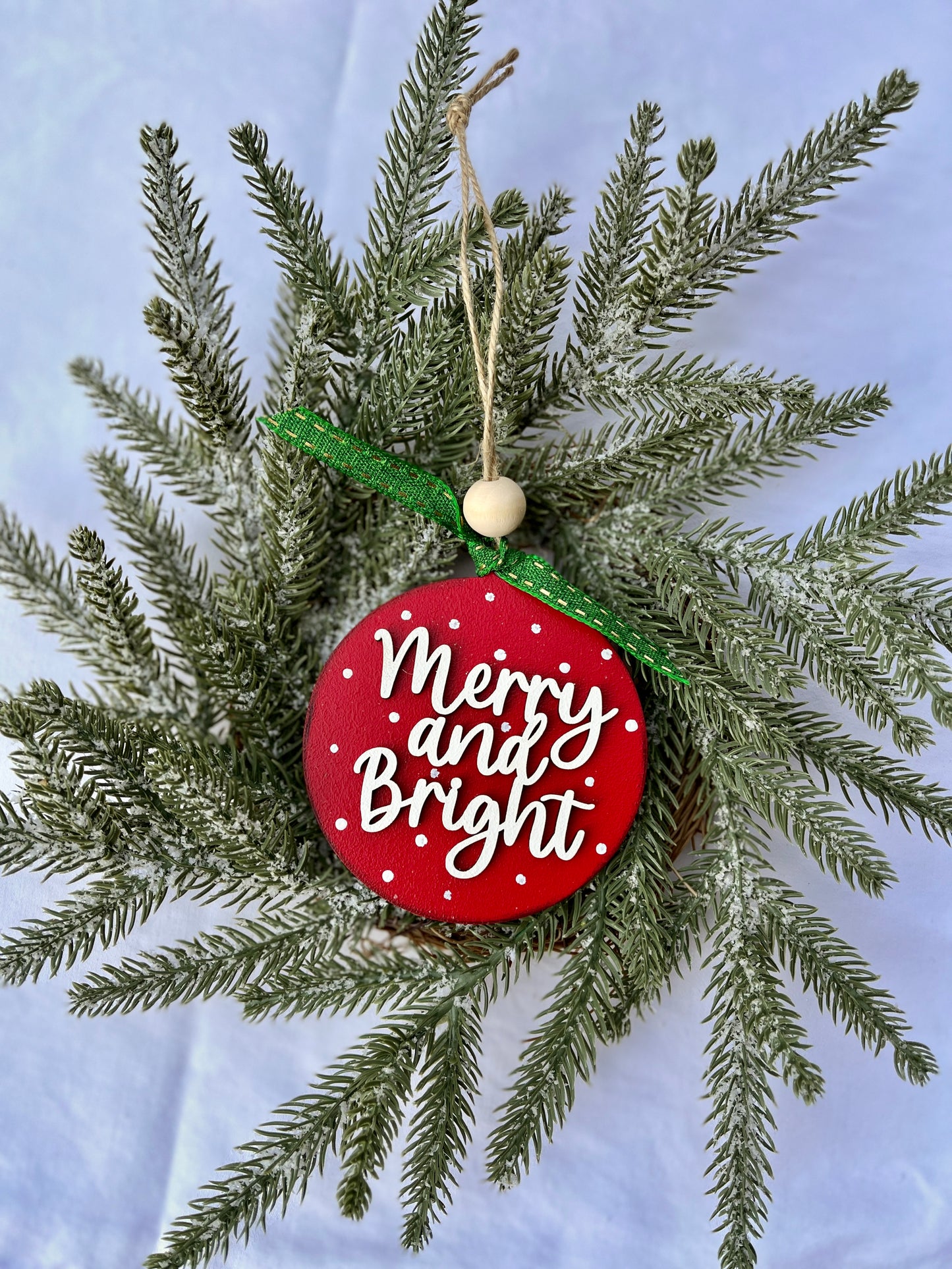 Merry and Bright Ornament