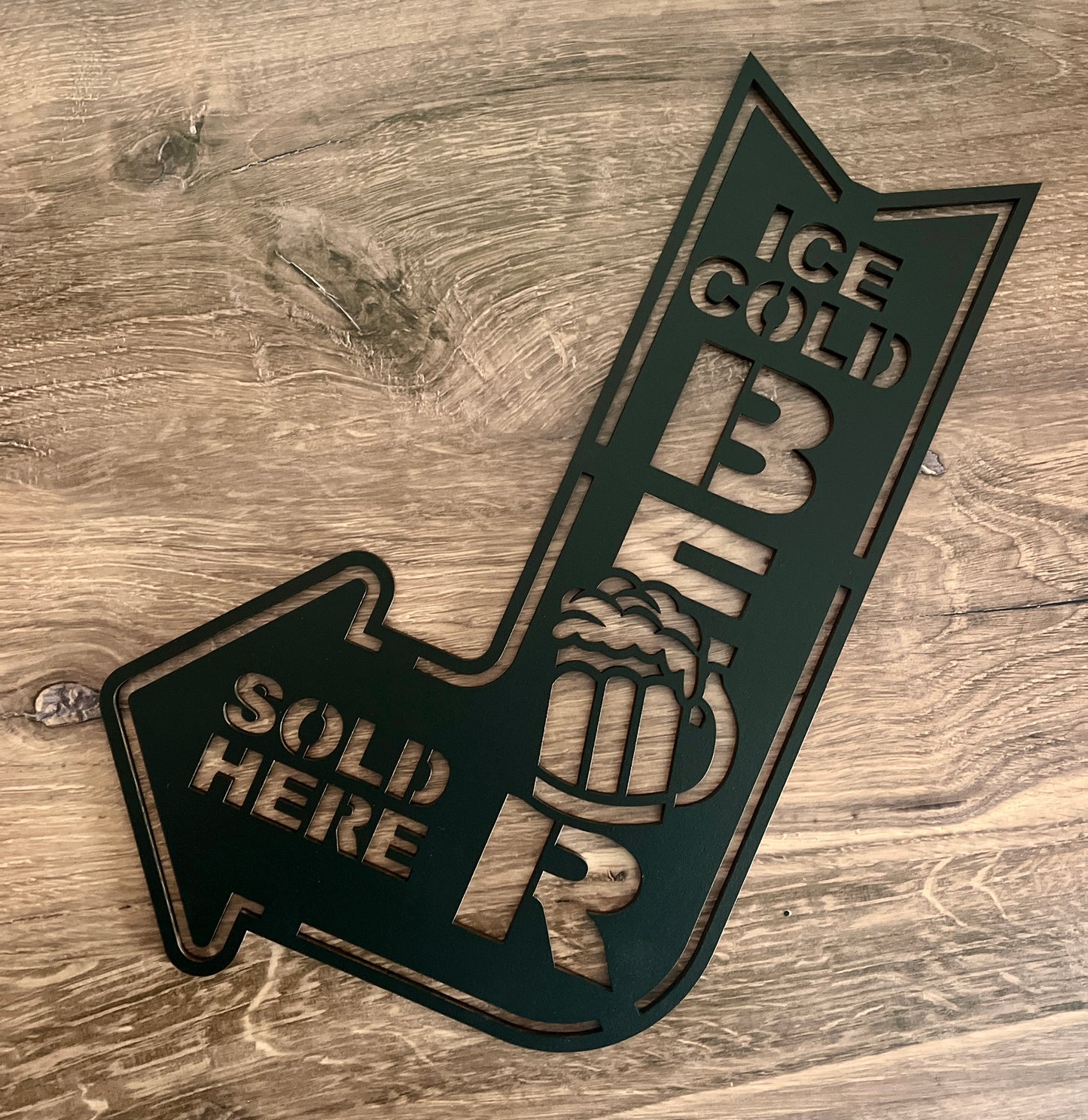 Ice Cold Beer Sign