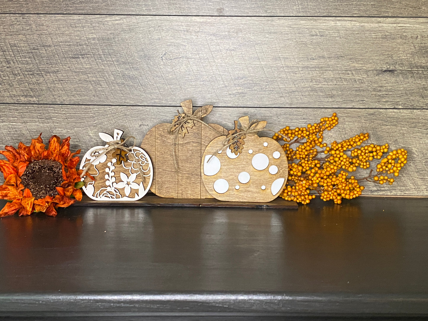 Pumpkin Standing - Trio
