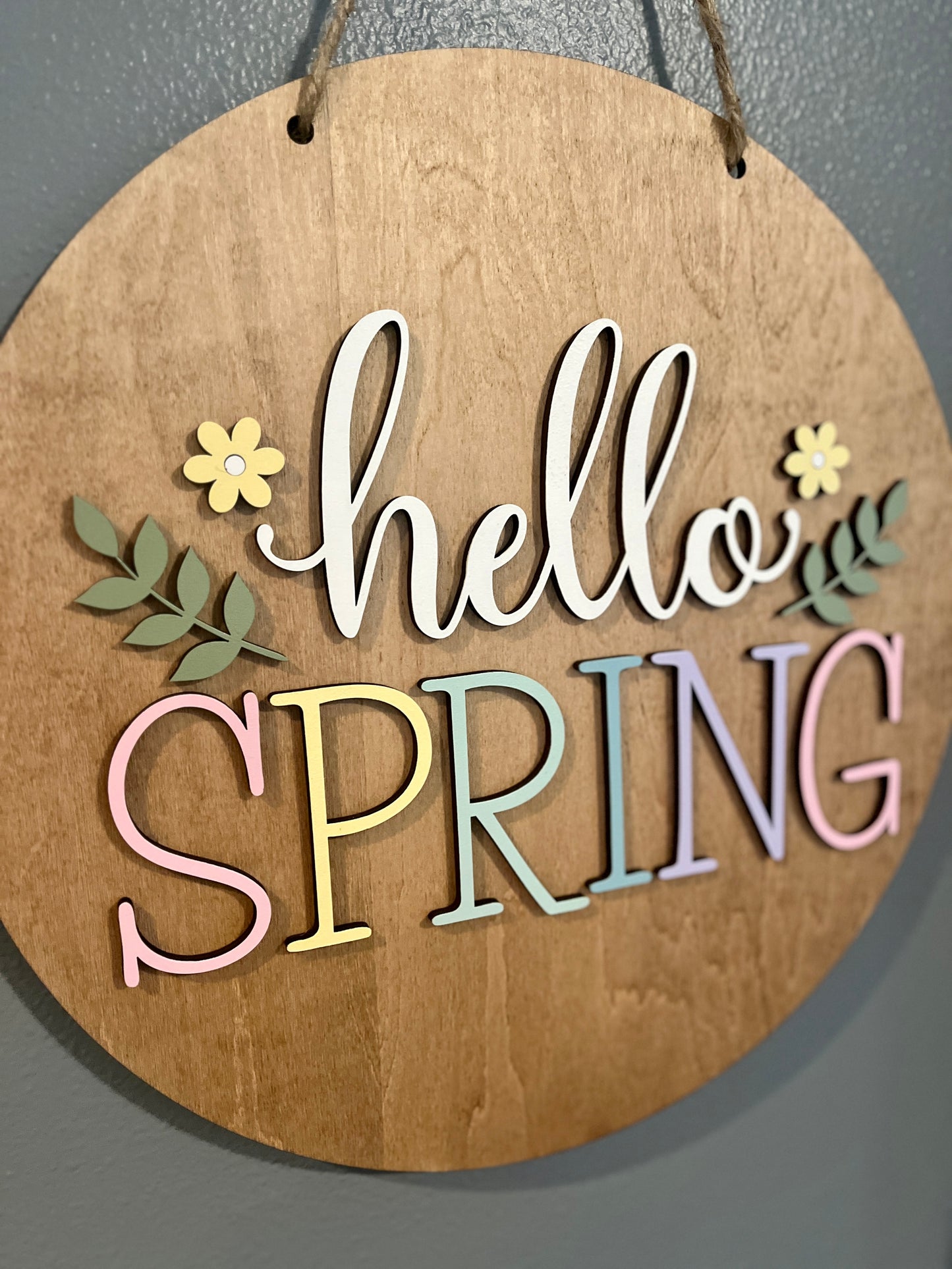 Hello Spring Door Hanger