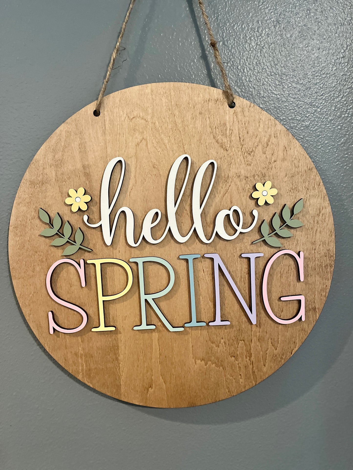 Hello Spring Door Hanger