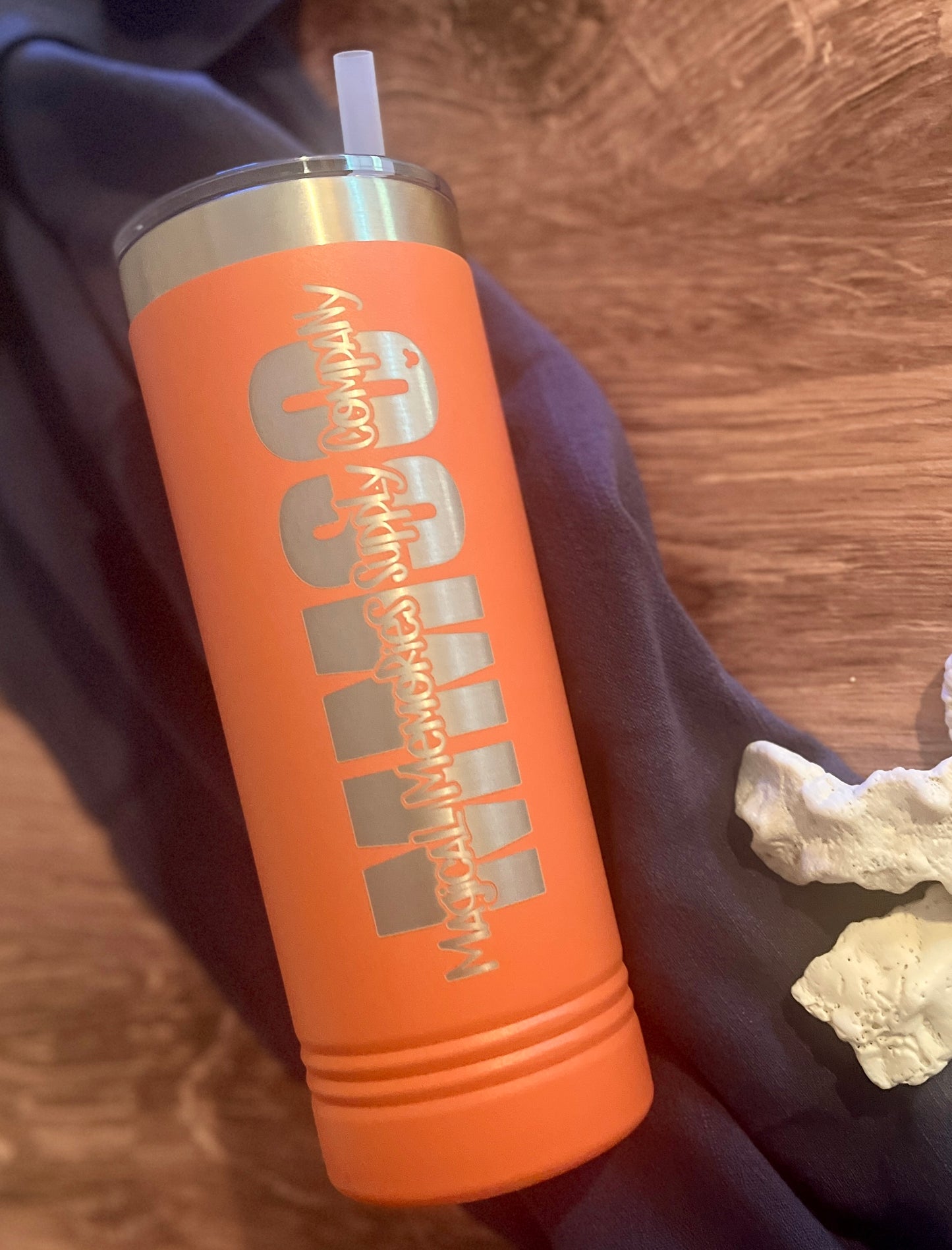 22oz Skinny Tumbler with Personalization